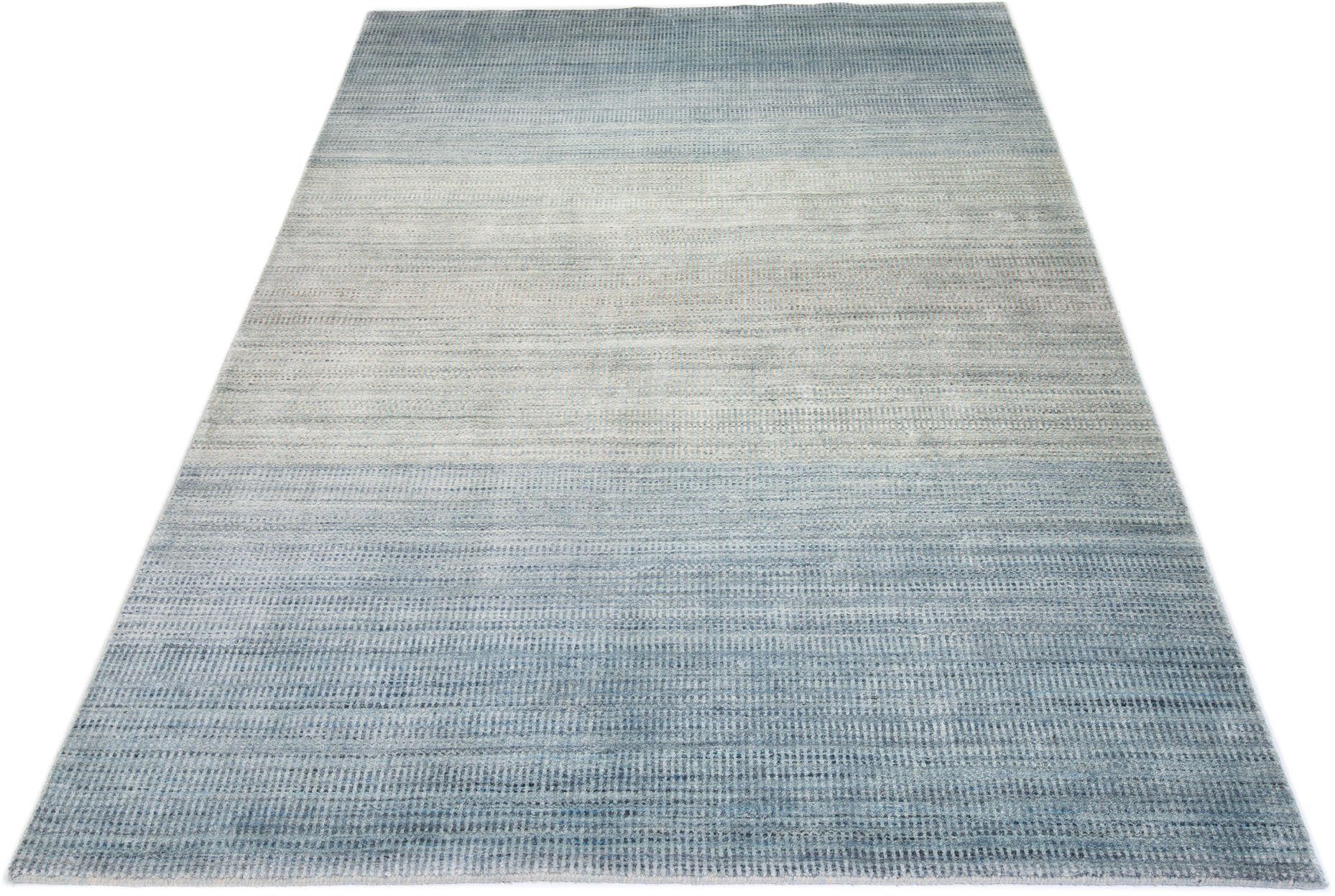 OCI DIE TEPPICHMARKE Teppich Ecoline, rechteckig, Höhe: 7 mm, Kurzflor, dezenter Glanz, Viskose, Handweb, Wohnzimmer