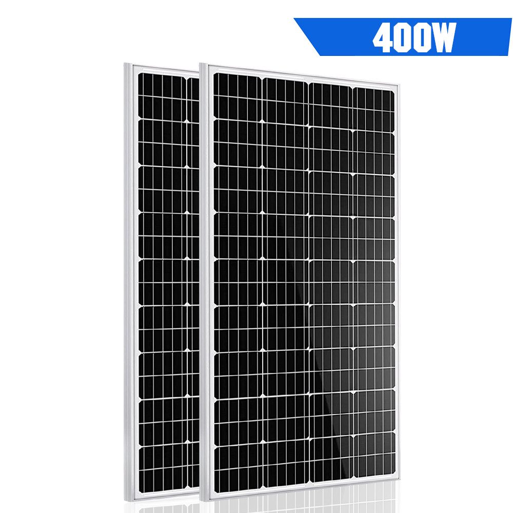GLIESE Solarmodul 12V Solarpanel für Balkonkraftwerk Camping Wohnmobil, 400 W, Monokristallin, (Packung, 200W Сонячні панелі), Erweiterbar durch Serien- und Parallelschaltung