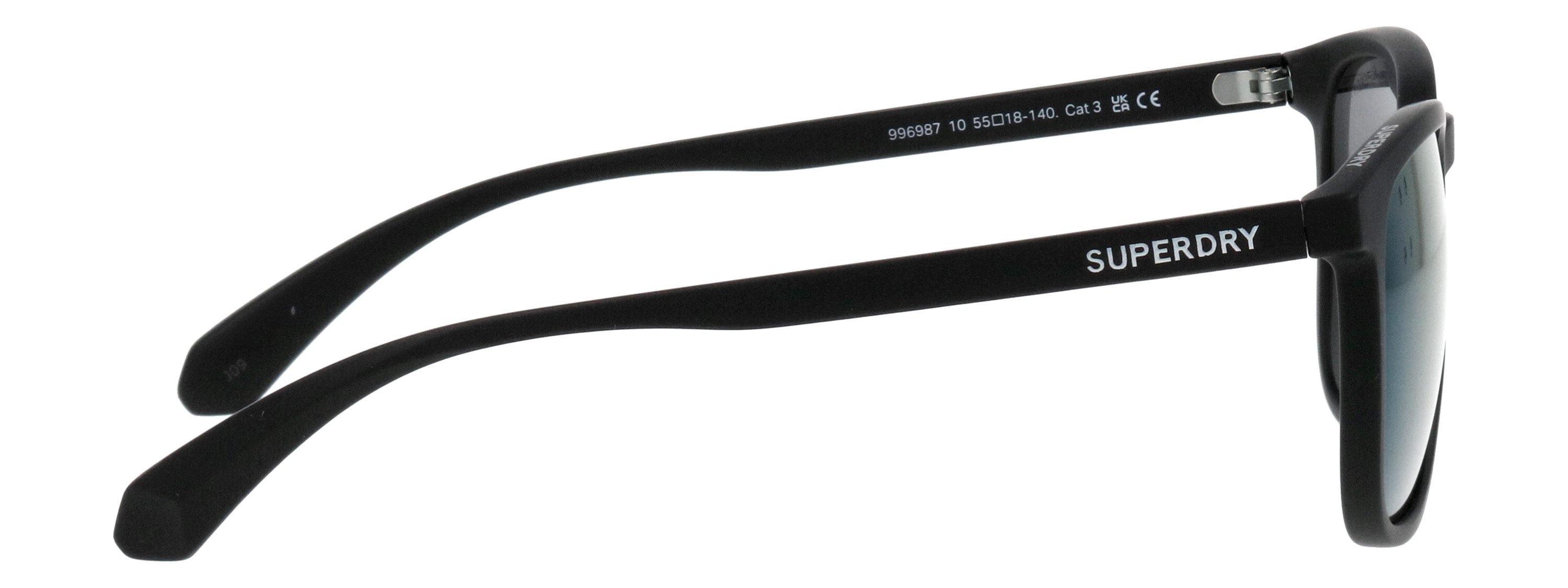 Superdry Sonnenbrille Modell 996087 Vollrand, verspiegelte Gläser, Markenlogo am Bügel – Bild 5 von 5
