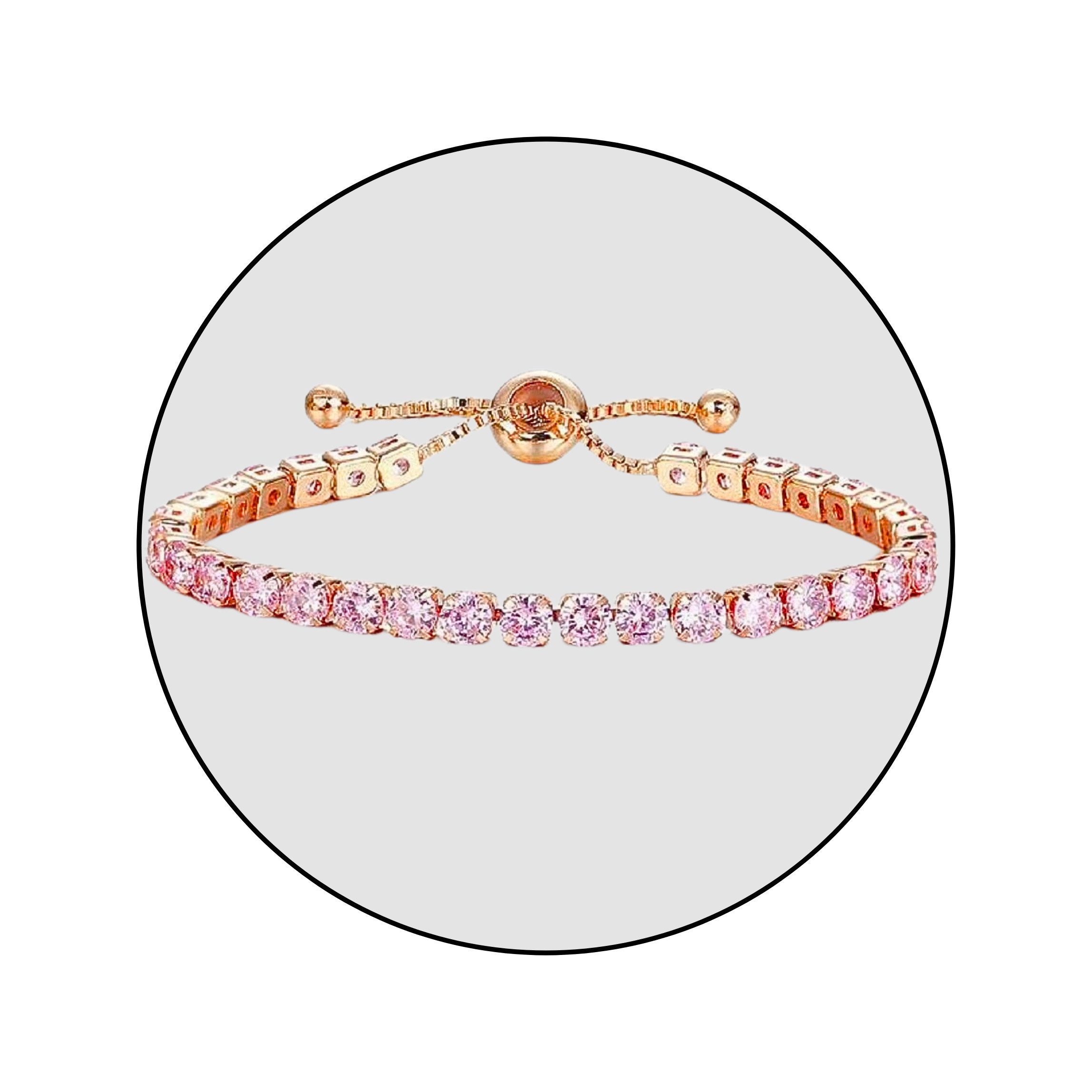 GOLDKLEIN Edelstahlarmband Edelstahl Zirkonia Steine Schmuck Armkette, Dame günstig online kaufen