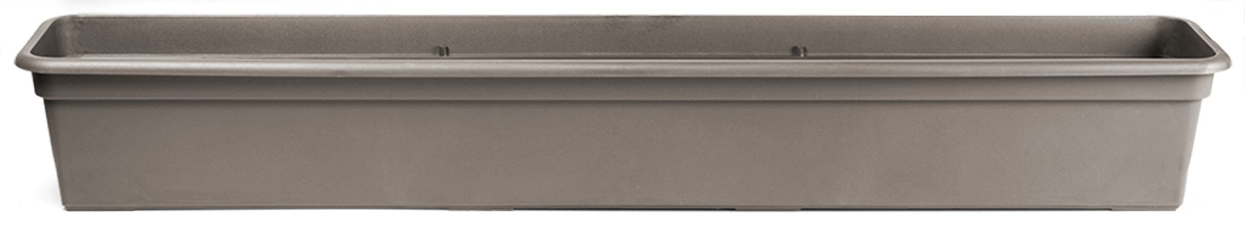 Floralo e. K. Balkonkasten Balkonkasten aus Kunststoff, eckig, taupe