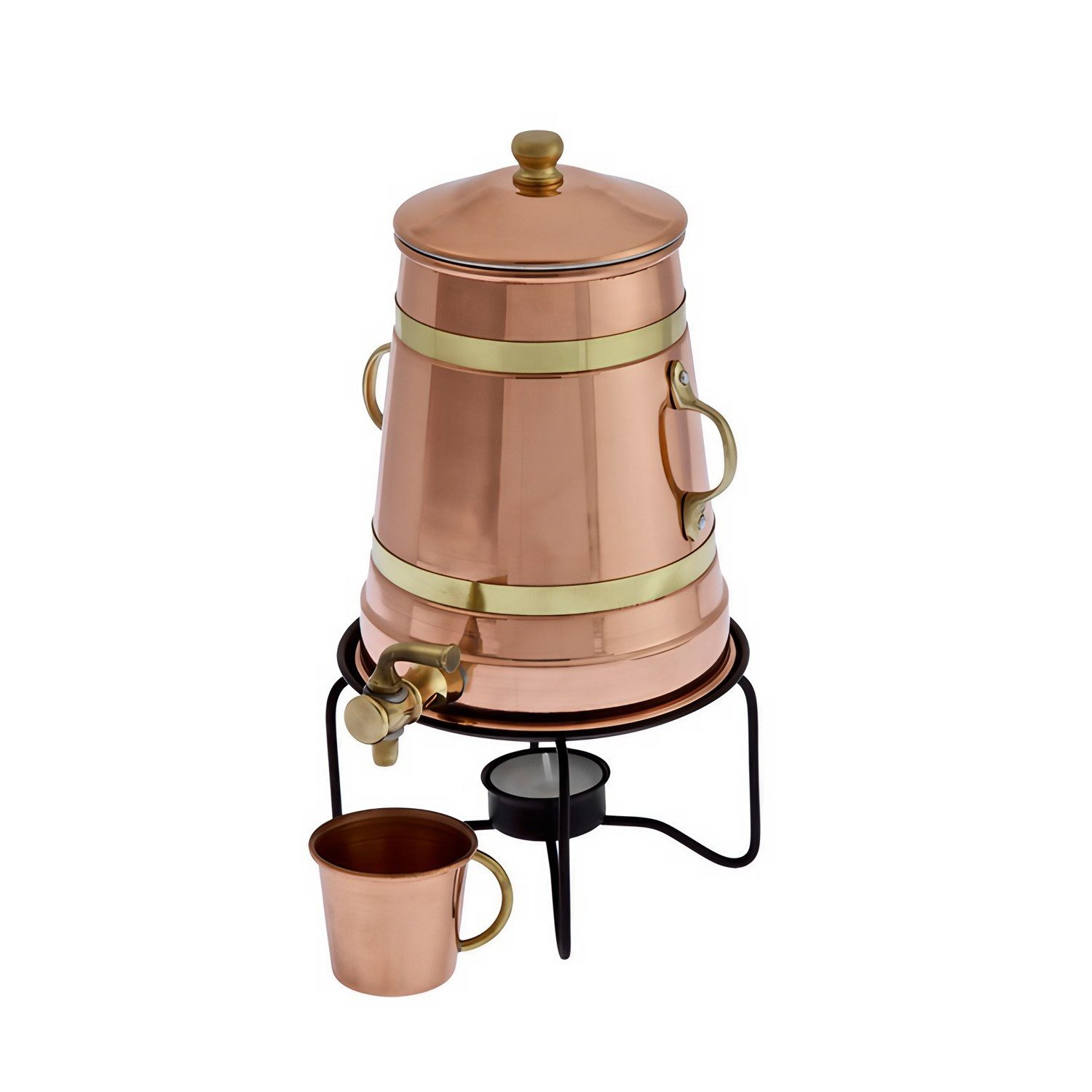 ich-zapfe Wasserkanne Wasserkocher, Kupfer Teekanne, Heating Kettle 1,5L