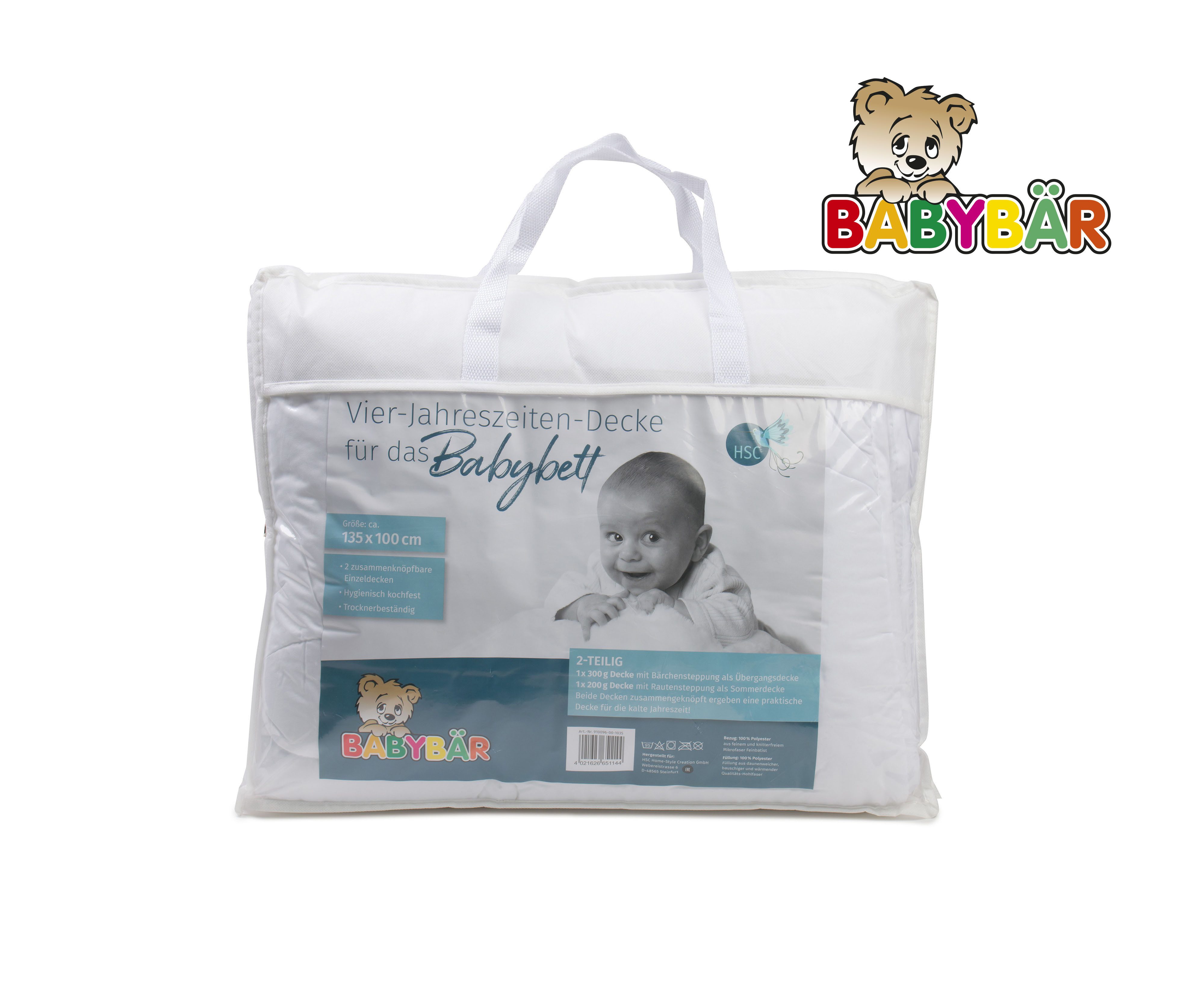 HSC Home-Style-Creation GmbH Babybettdecke Baby Vierjahreszeitenbettdecke 2 günstig online kaufen