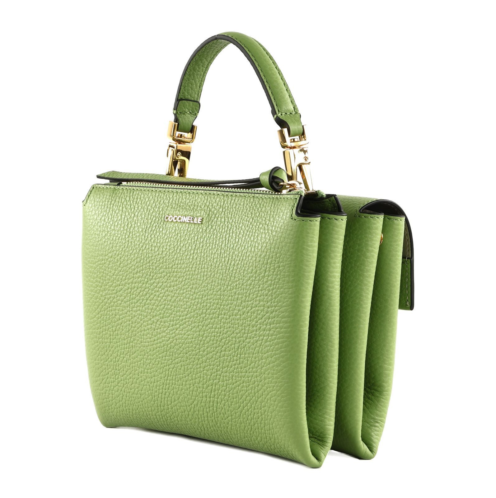 COCCINELLE Umhängetasche Handbag Grained Leather, aus echtem Rindsleder