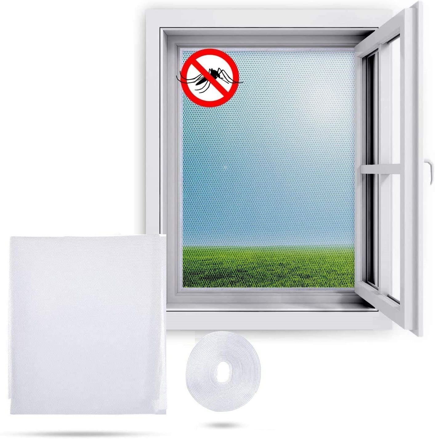 2x Fliegengitter Insektenschutz Mückengitter für Dachfenster Schwarz 150 x 180cm 