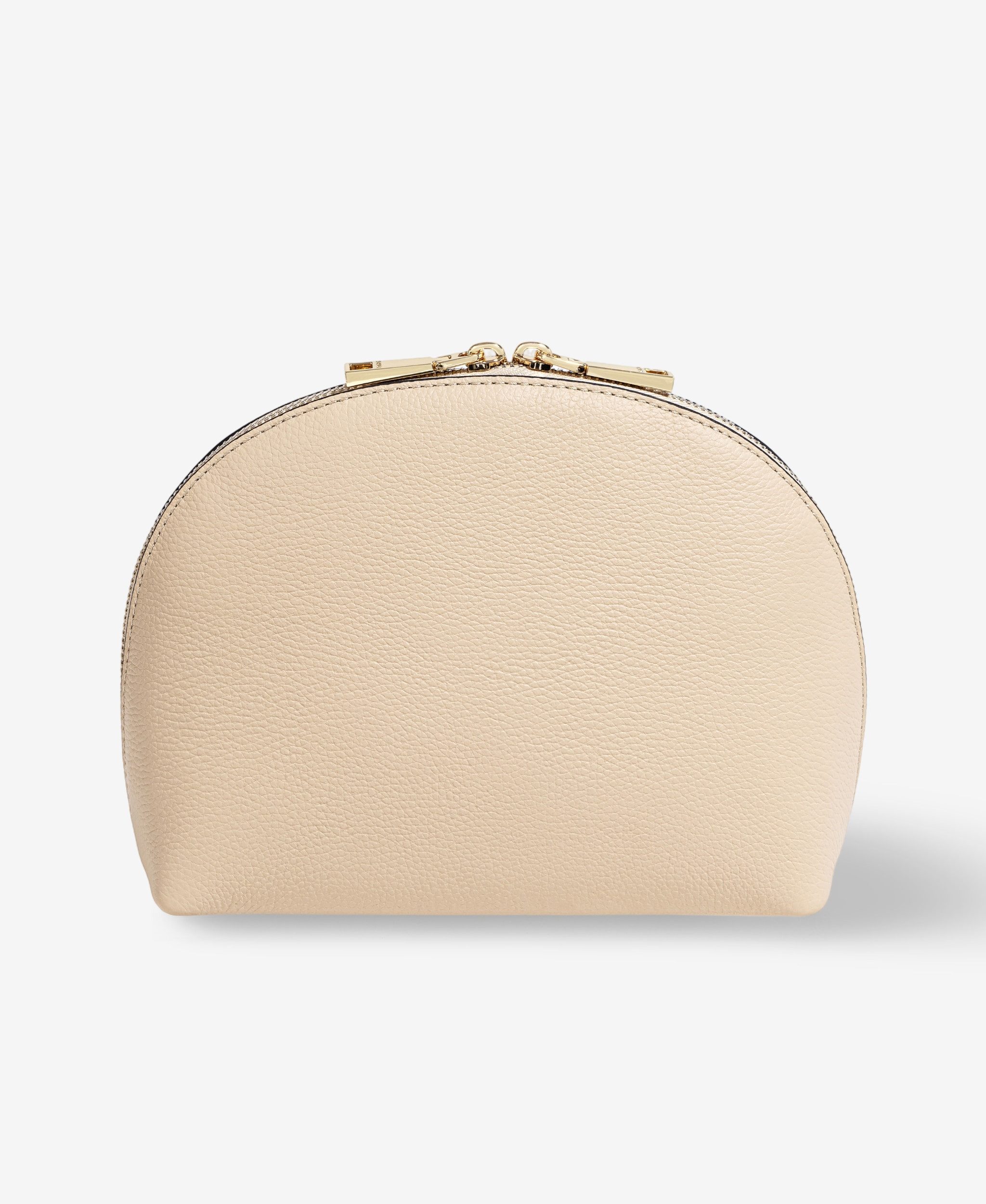 GLAMIRA Handtasche PetiteGlam Beige Clutch (1-tlg), echt Leder