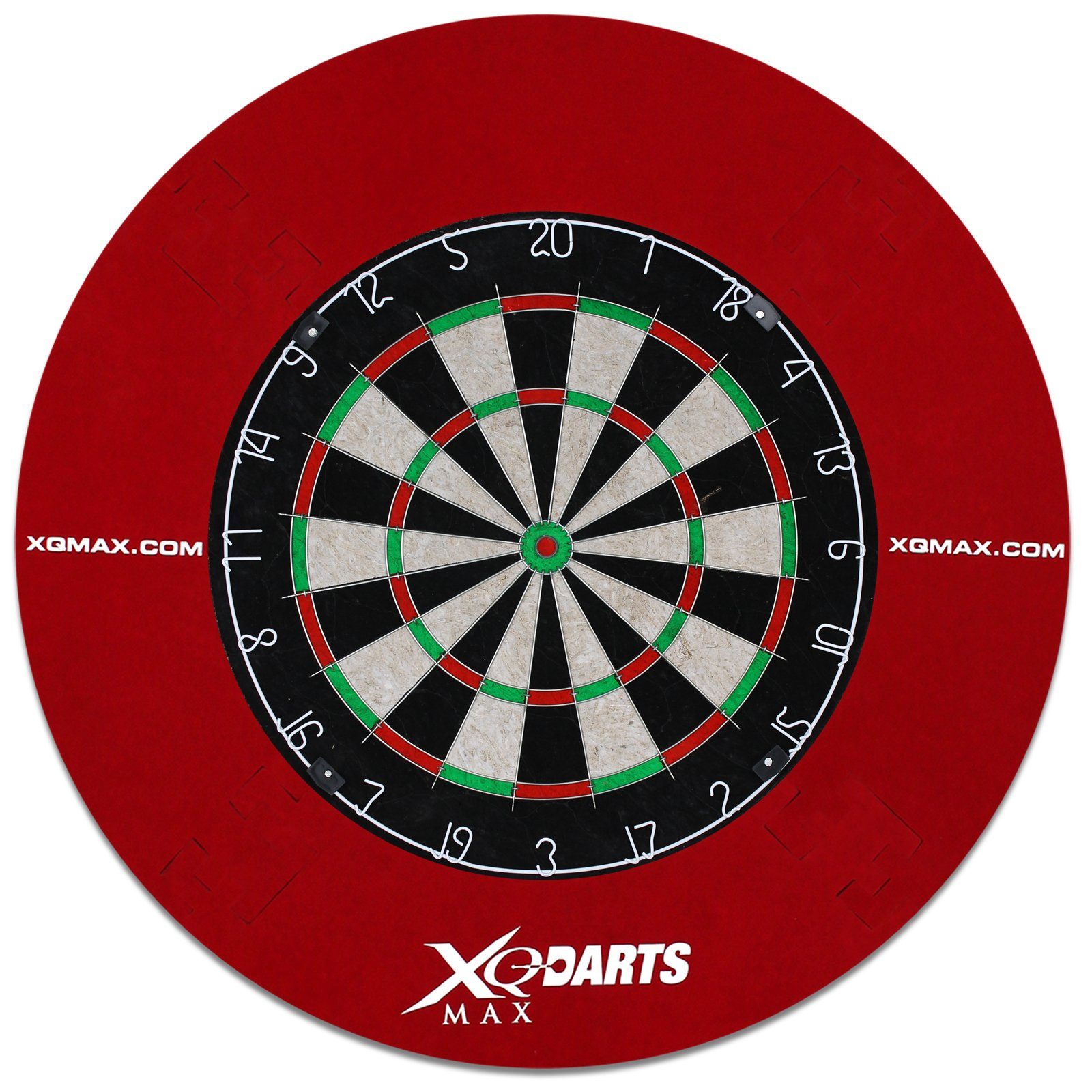 Auffangring Zähler, Pfeile, Darts Dartboard Surround Catchring inkl. - Dartscheibe XQMAX Steeldart Wurflinie, rot, Ring (Dartset),