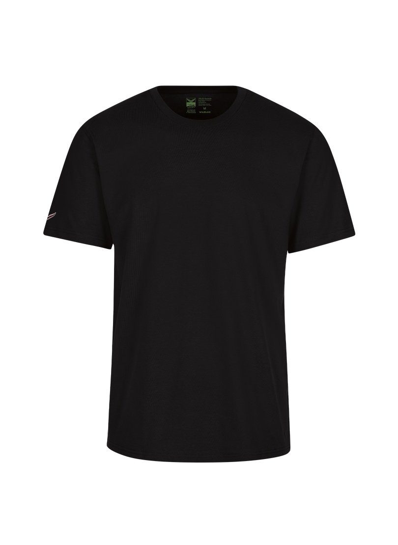 Trigema T-Shirt TRIGEMA T-Shirt aus 100% schwarz-C2C Biobaumwolle