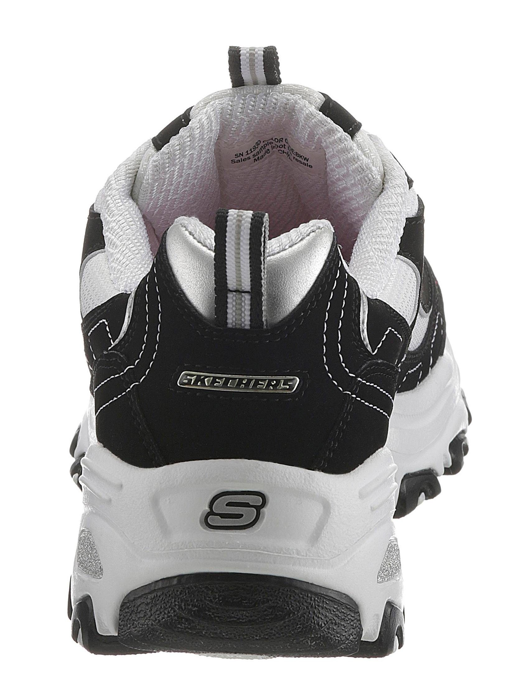 Skechers D´Lites - Biggest Fan Sneaker Freizeitschuh, Halbschuh, Schnürschuh im trendigen Chunky-Style