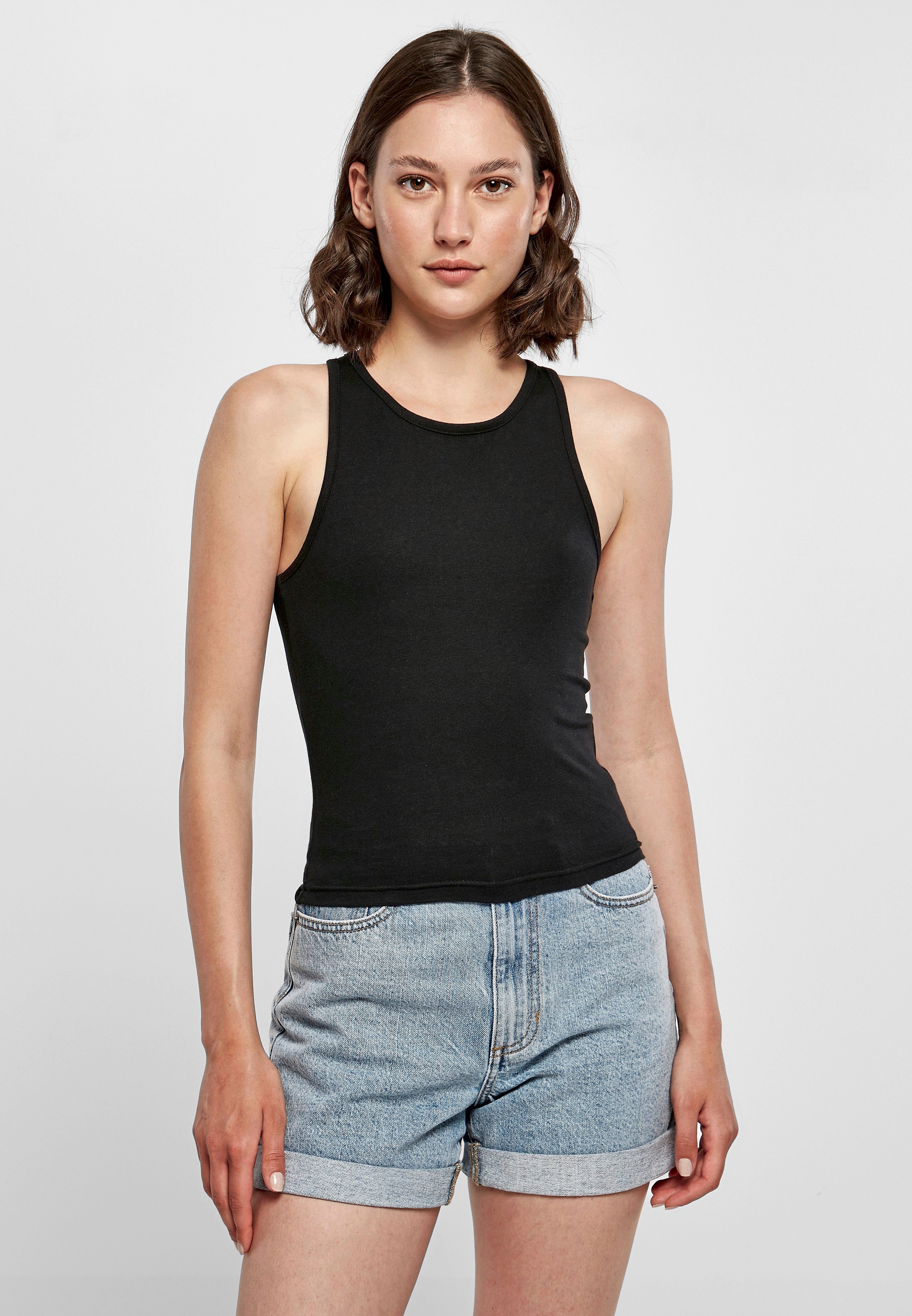 WITORU Tanktop 1er/2er Pack kurzes ärmellos Damen Shirt / Racer Back Top - günstig online kaufen