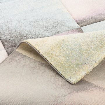 Designteppich Designer Teppich Maui Pastell Karo Verlauf, Pergamon, Rechteckig, Höhe: 11 mm