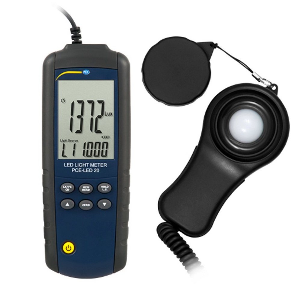 Thumbnail - PCE Instruments Spannungsprüfer PCE Lichtmessgerät PCE-LED 20 LED Luxmeter genaue Lichtmessung