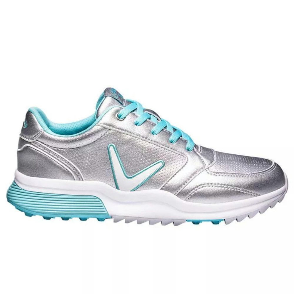 Callaway Callaway Golfschuh Aurora Silber-Blau Spikeless Damen Golfschuh