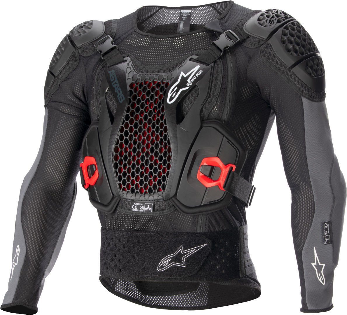 Alpinestars Protektorenjacke Bionic Plus V2 Protektorenjacke, Atmungsaktiv belüftet kühlend