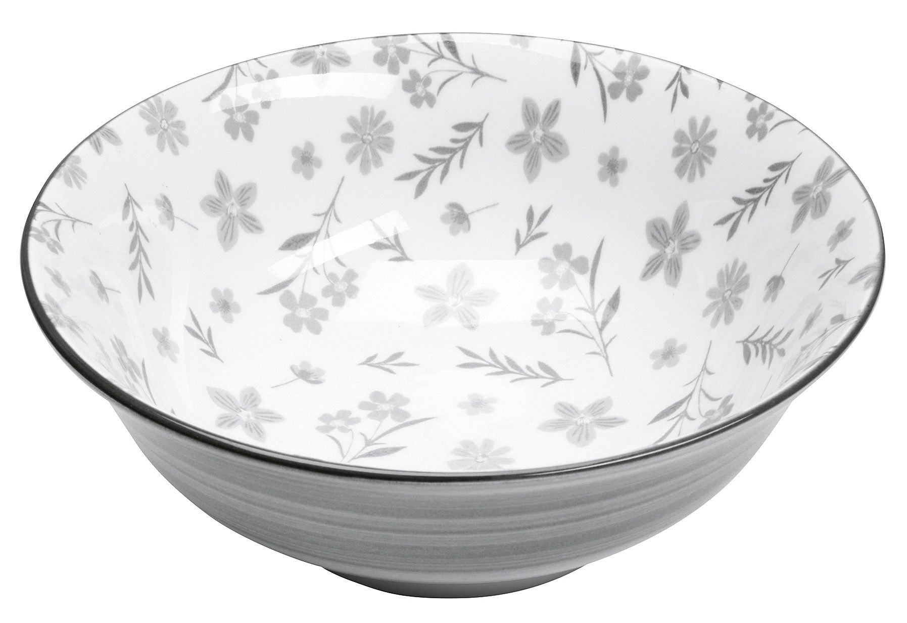 Ritzenhoff & Breker Servierschale Sendai, Elegante Schale mit floralem Design, 21,1 x 21,1 x 7,9 cm
