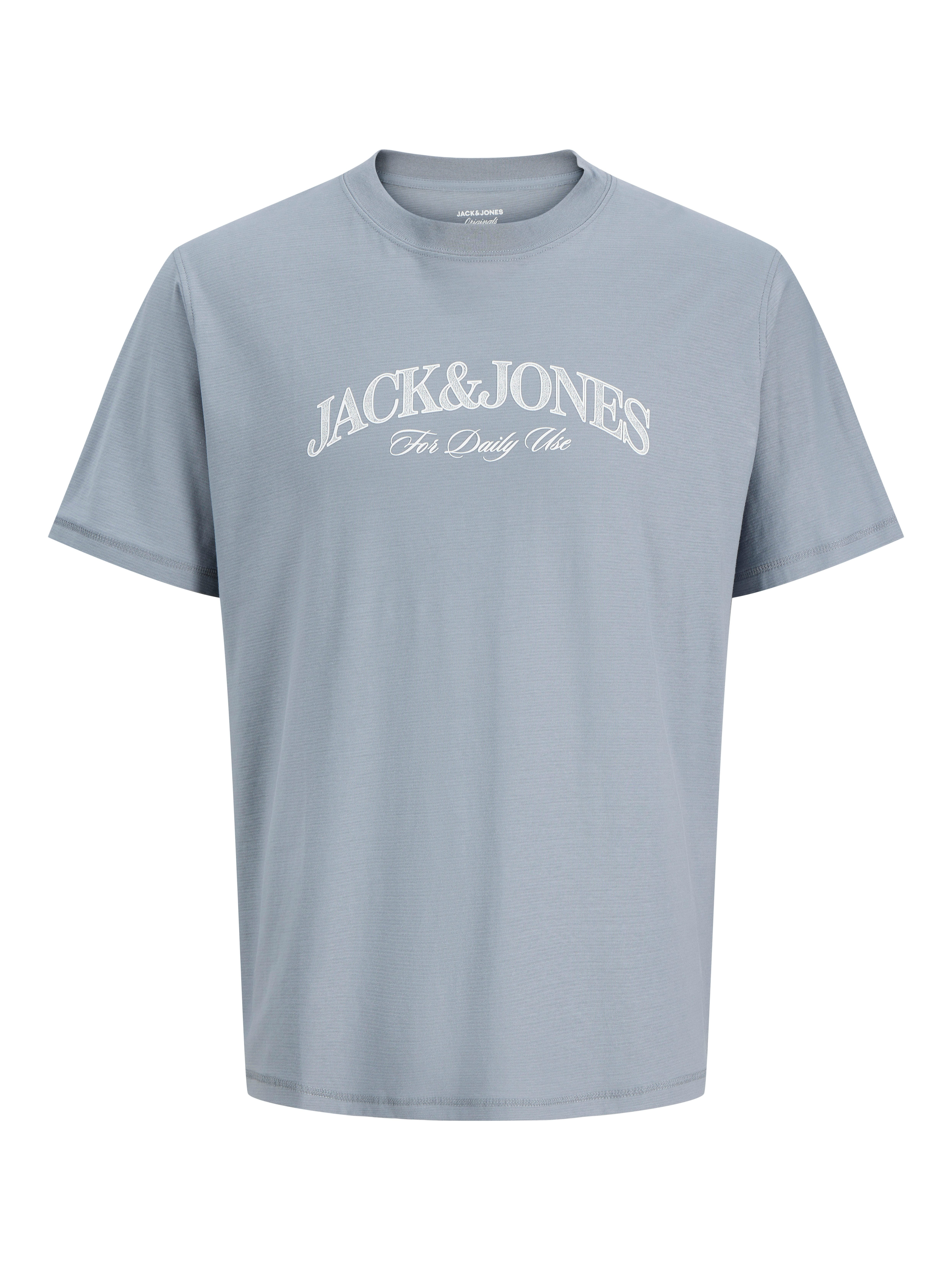 Jack & Jones PlusSize T-Shirt JORCASSIS BRANDING TEE SS CREW NECK PLS mit Logo Schriftzug – Bild 5 von 5