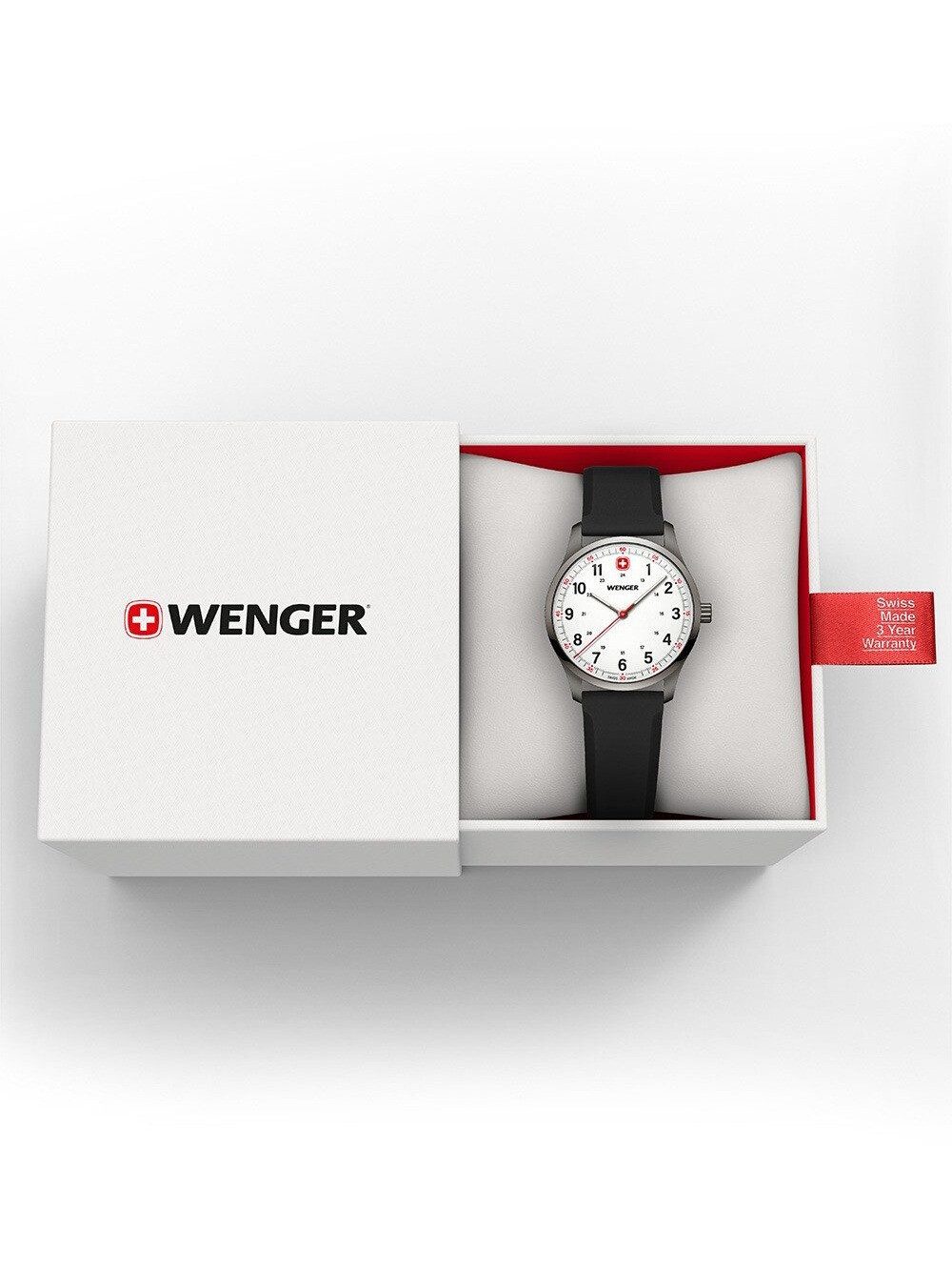 Wenger Quarzuhr Wenger 01.1421.129 Damenuhr City Sport 34mm 5ATM Wenger 01.1421.129 Damenuhr City Sport 34mm 5ATM