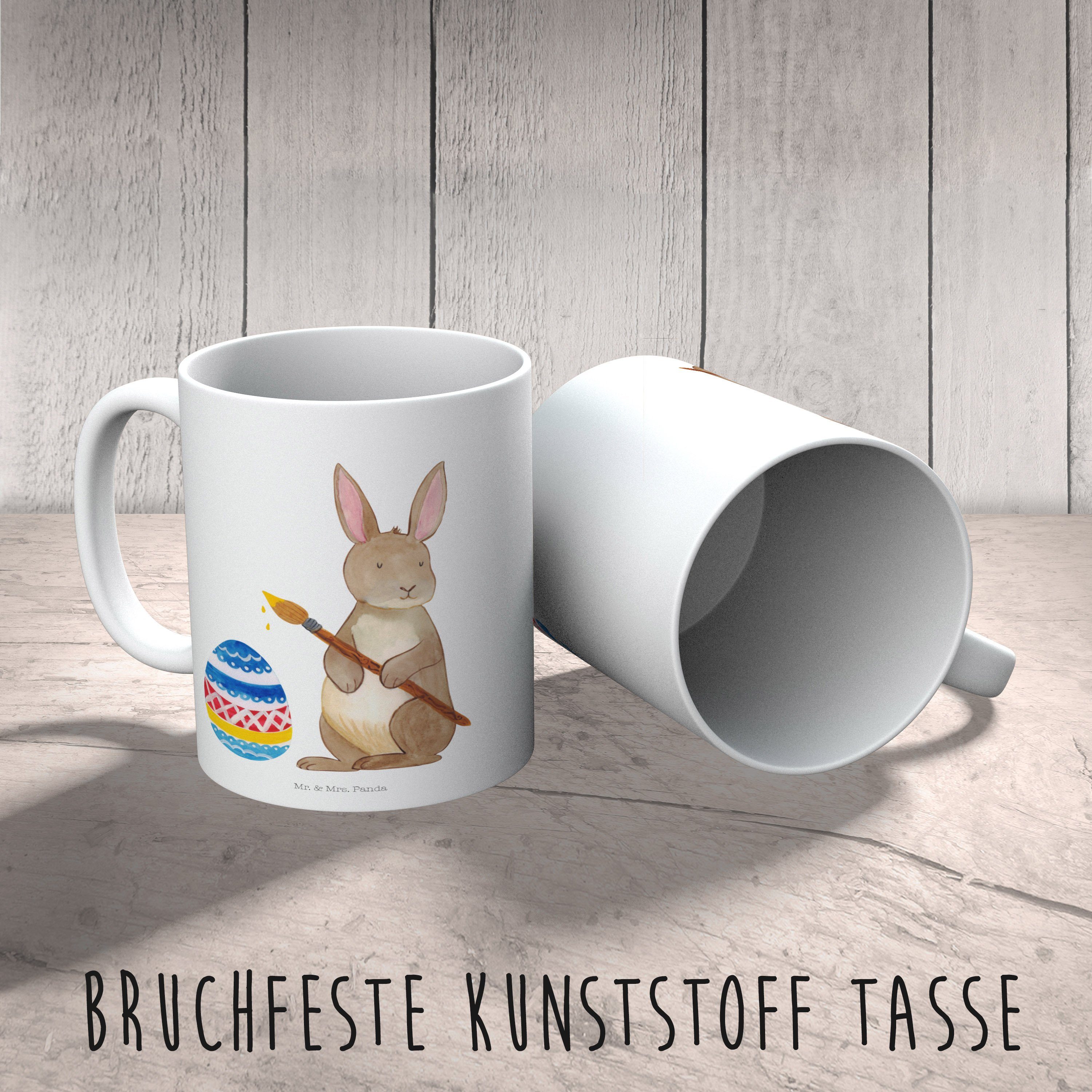 Panda Kunststoff Hase Kinderbecher Ges, Weiß Kunststoff - Kindergarten, Eiermalen Mrs. - Mr. & Tasse, Geschenk,