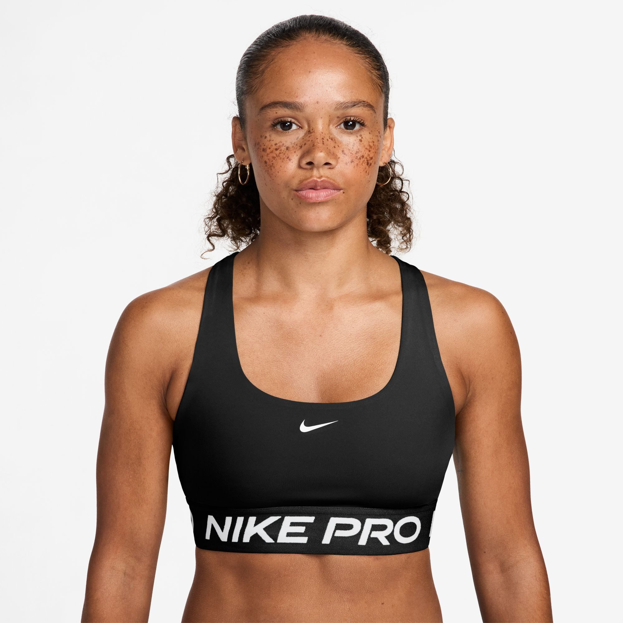 Nike Sport-BH W NP DF 365 LS BRA für sportliche Aktivitäten, glattes und elastisches Material