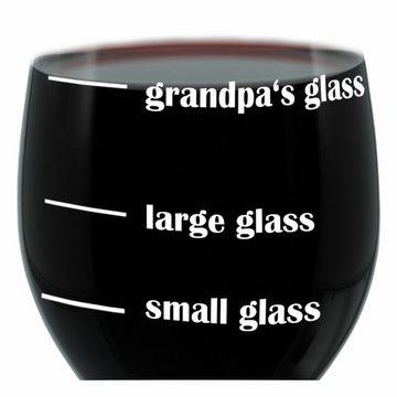 LEONARDO Weinglas XL Grandpas Glass, Glas, lasergraviert