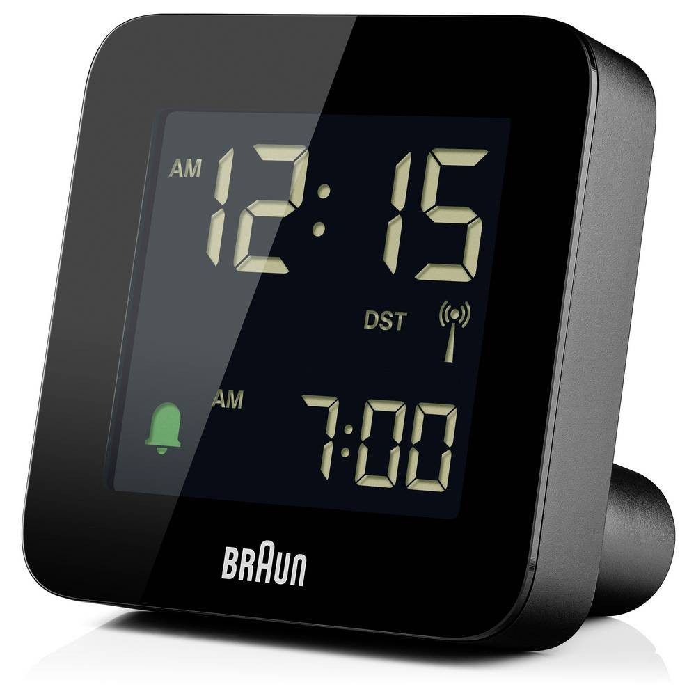 Braun Wecker BC09B-DCF Wecker Schwarz Alarmzeiten 1 Zweizeilig