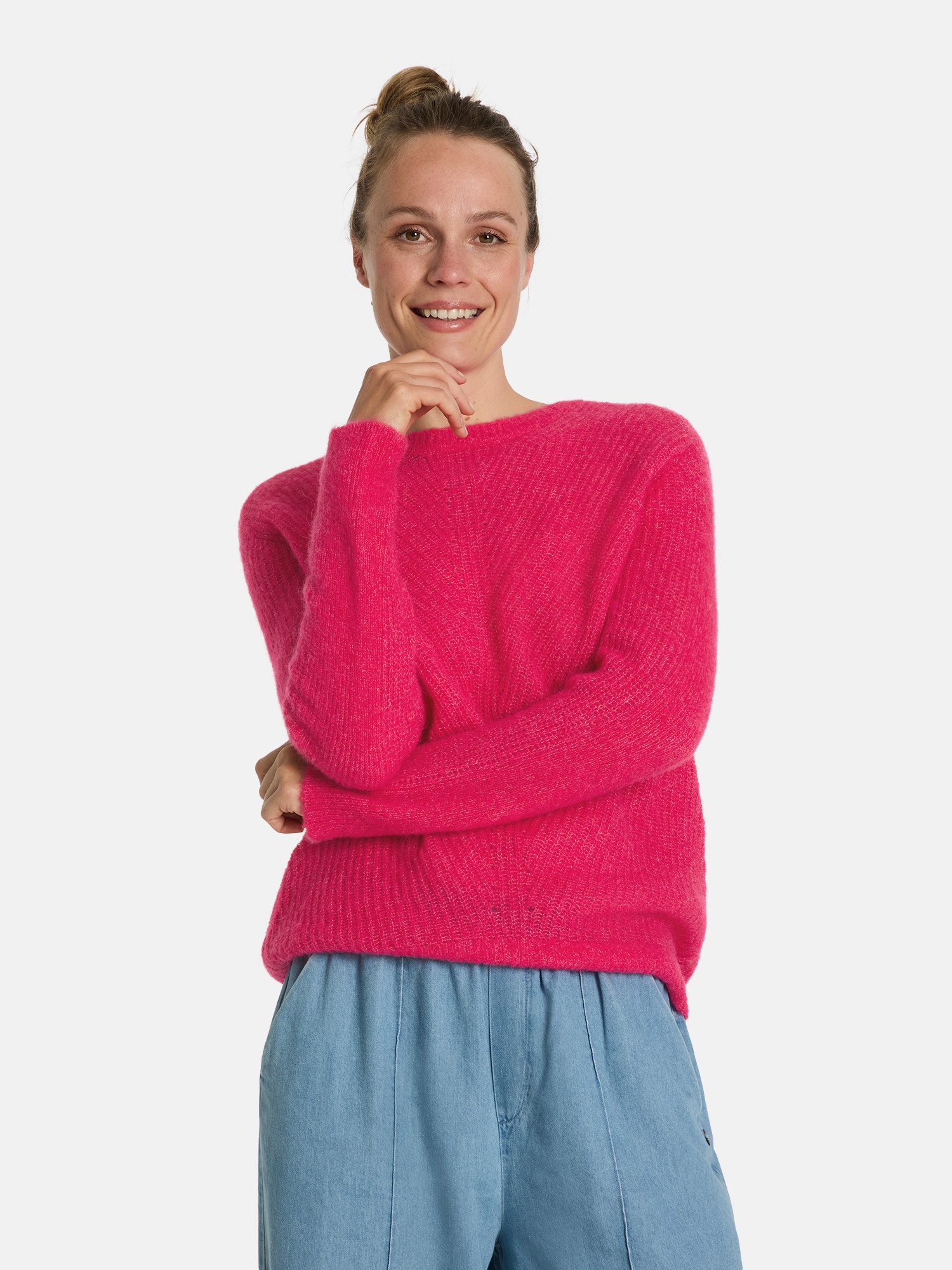 Lieblingsstück Strickpullover Babro Rundhals mit Alpakawolle günstig online kaufen