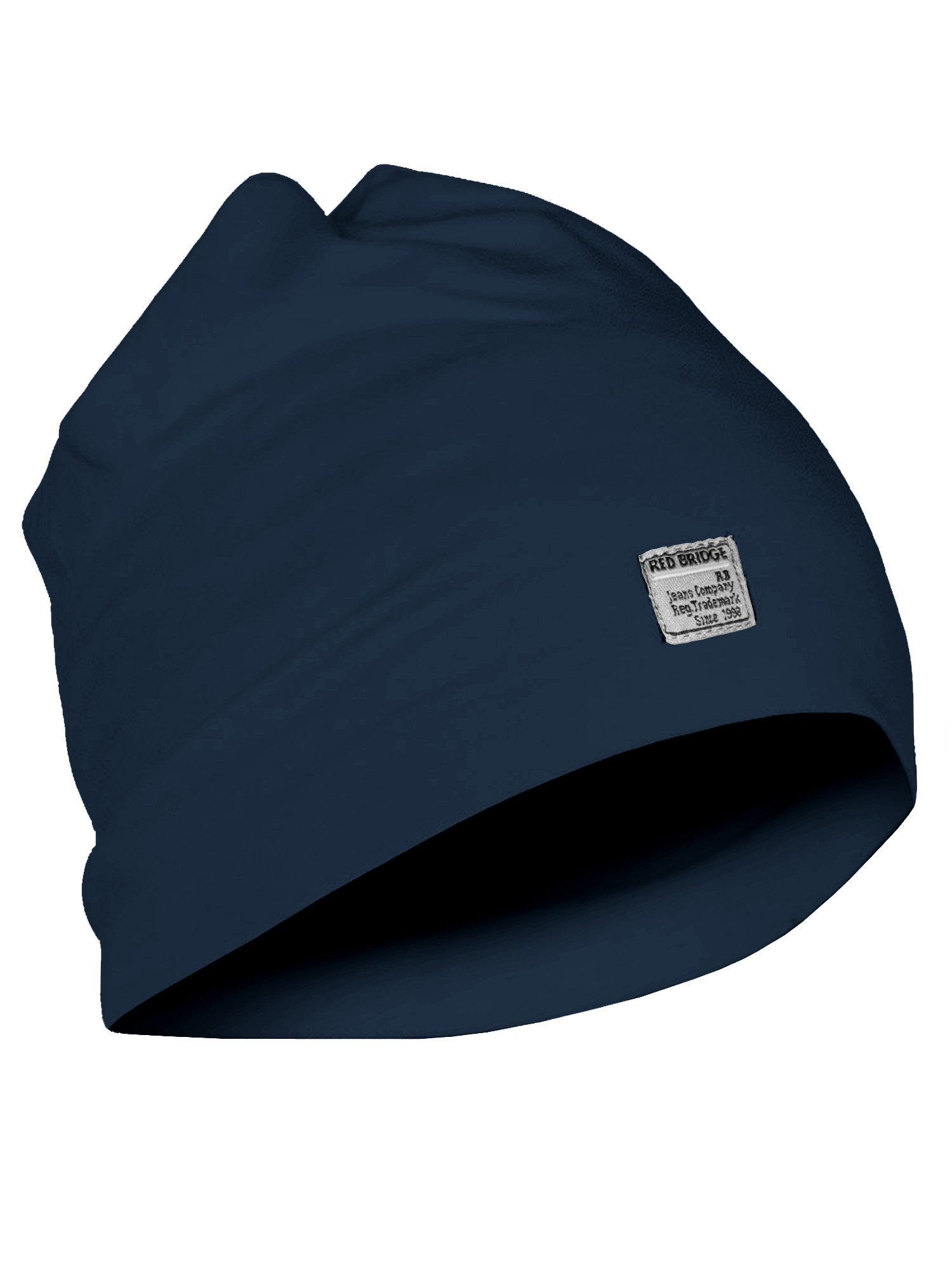 RedBridge Jerseymütze mit Logo-Patch - Beanie-Mütze günstig online kaufen