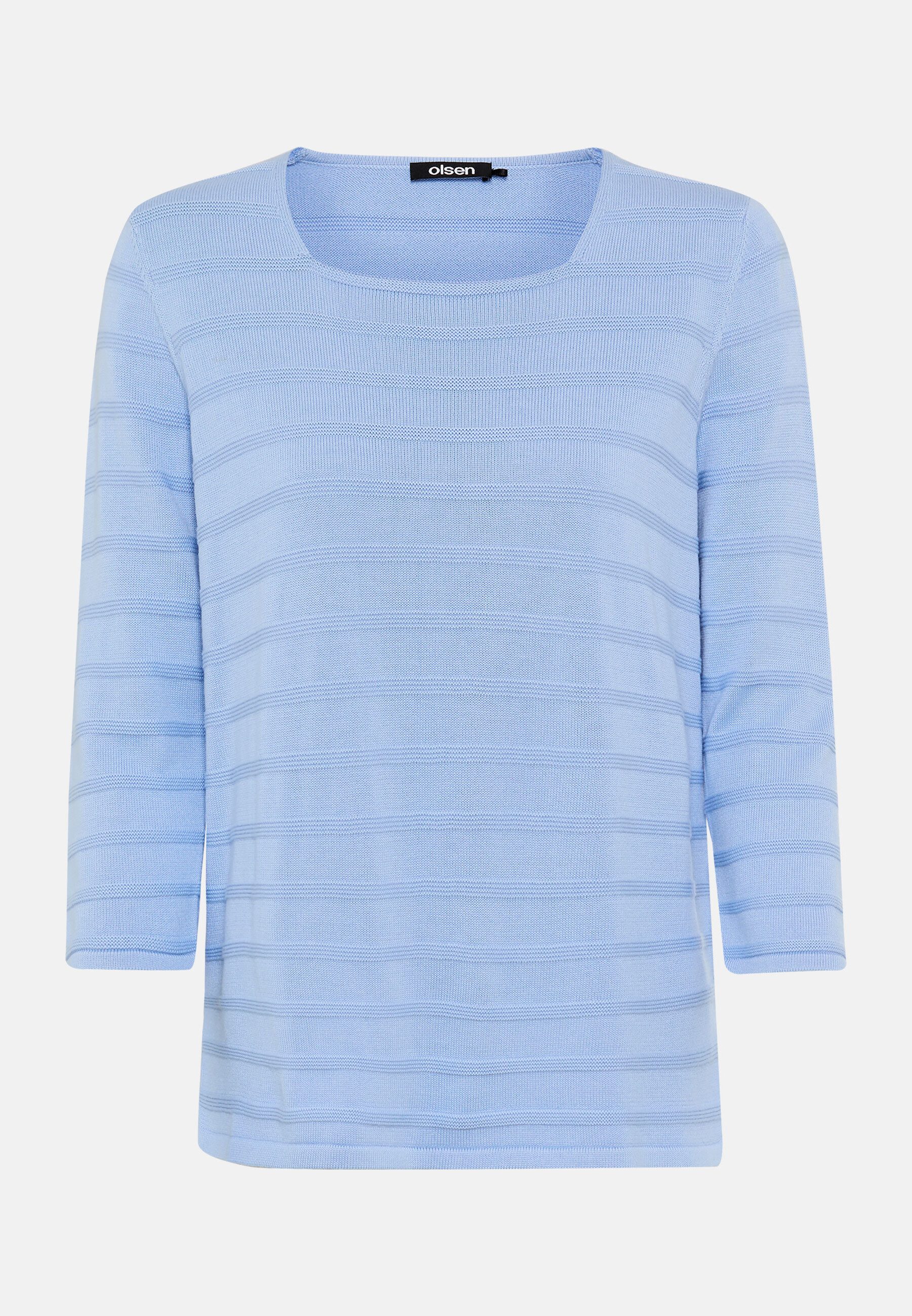 Olsen Strickpullover Pullover mit Karree-Ausschnitt