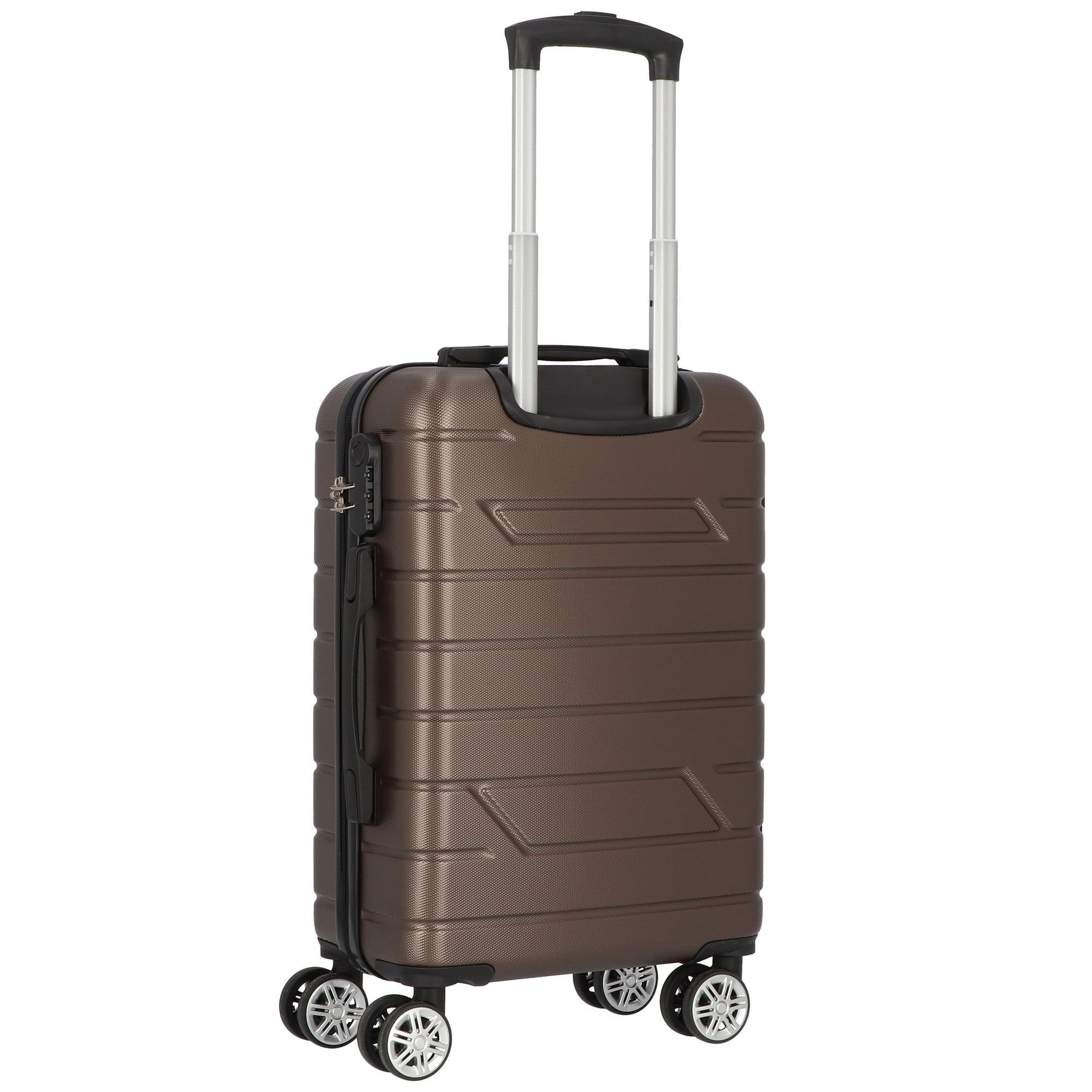 NOWI Handgepäck-Trolley Bergamo, 4 Rollen, ABS