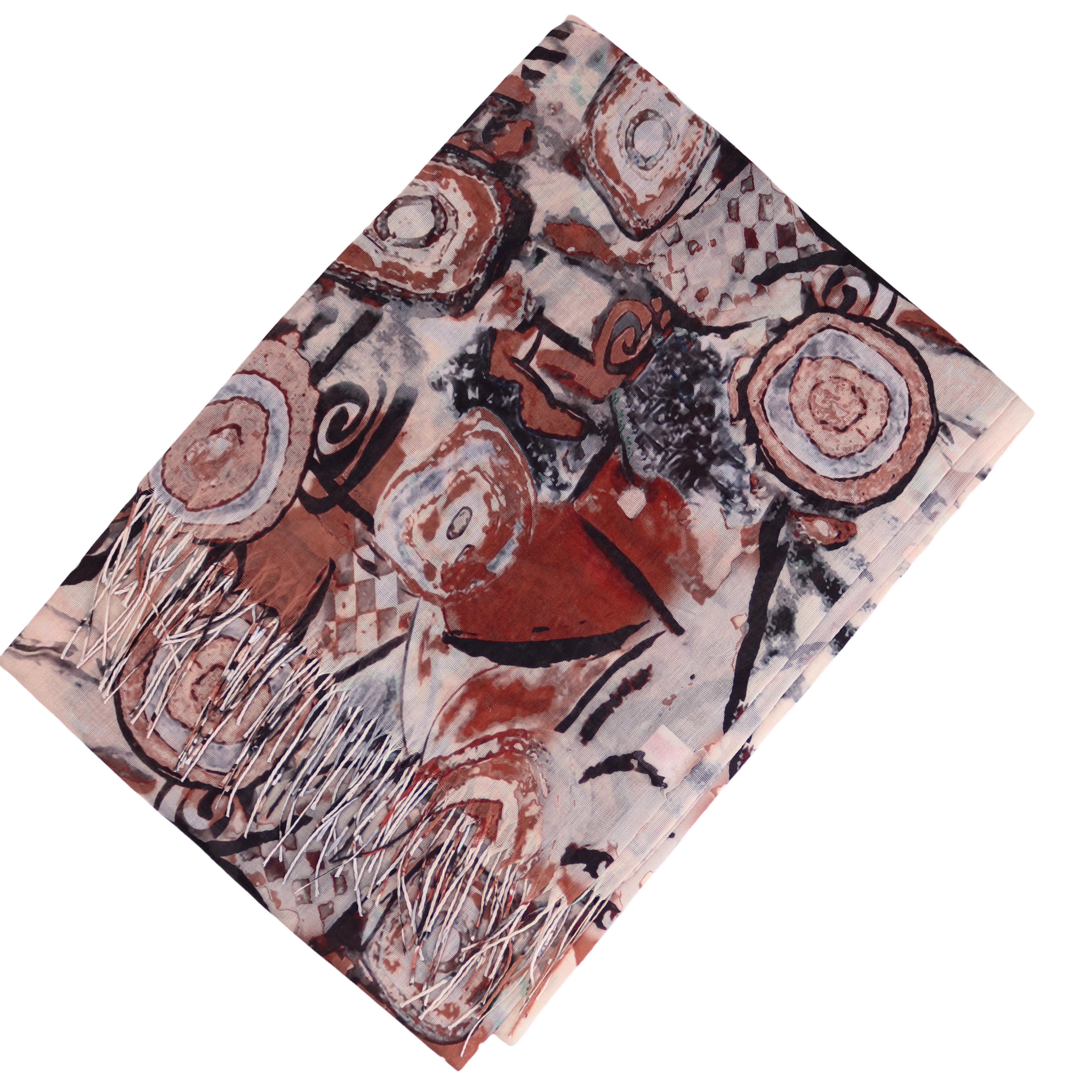 MIRROSI Modeschal Weicher & Leicht Großes Schal, ca.70x185cm, Katzen Print, günstig online kaufen