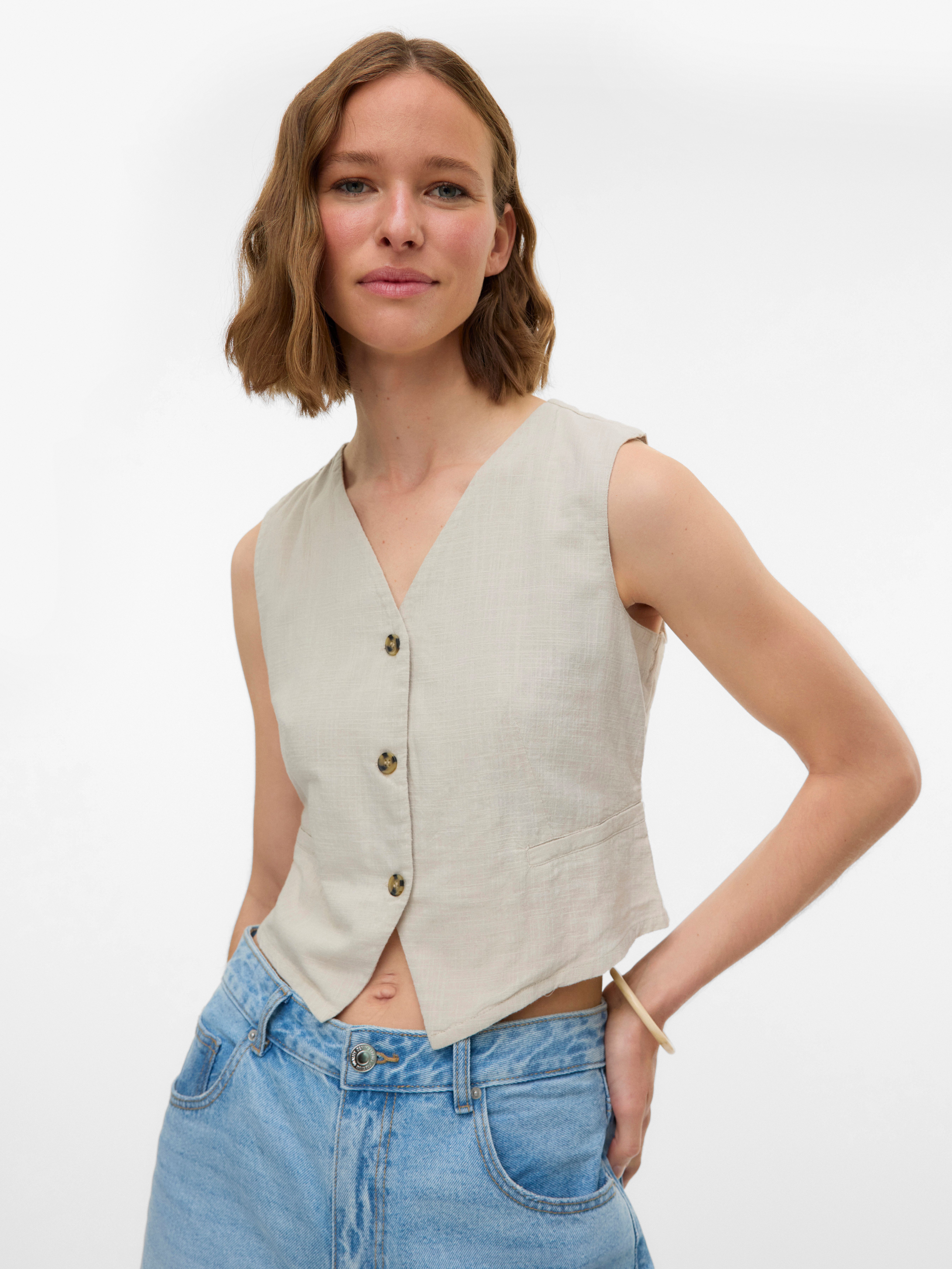 Vero Moda Kurzweste VMCAIA SL VEST günstig online kaufen