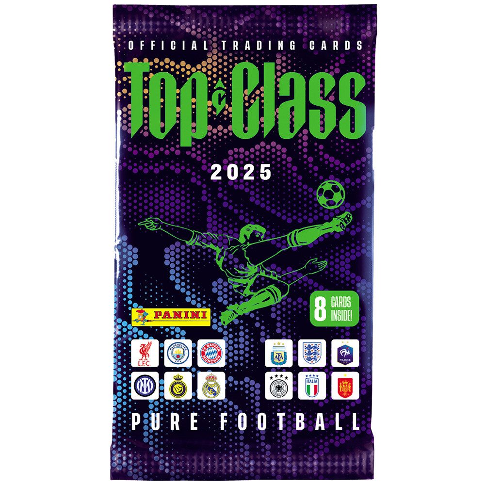 Panini Sammelkarte Top Class Pure Football 2025 - Trading Cards - 1 Booster