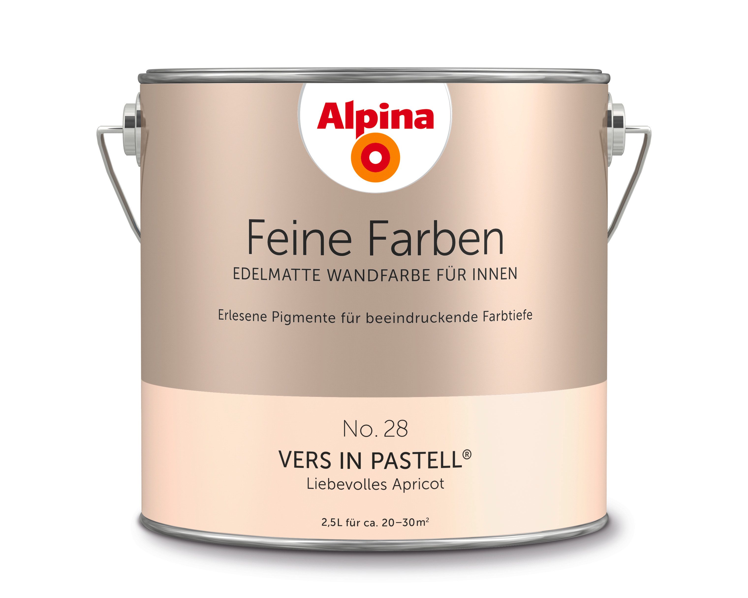 Alpina Wandfarbe Feine Farben edelmatt 2,5 Liter