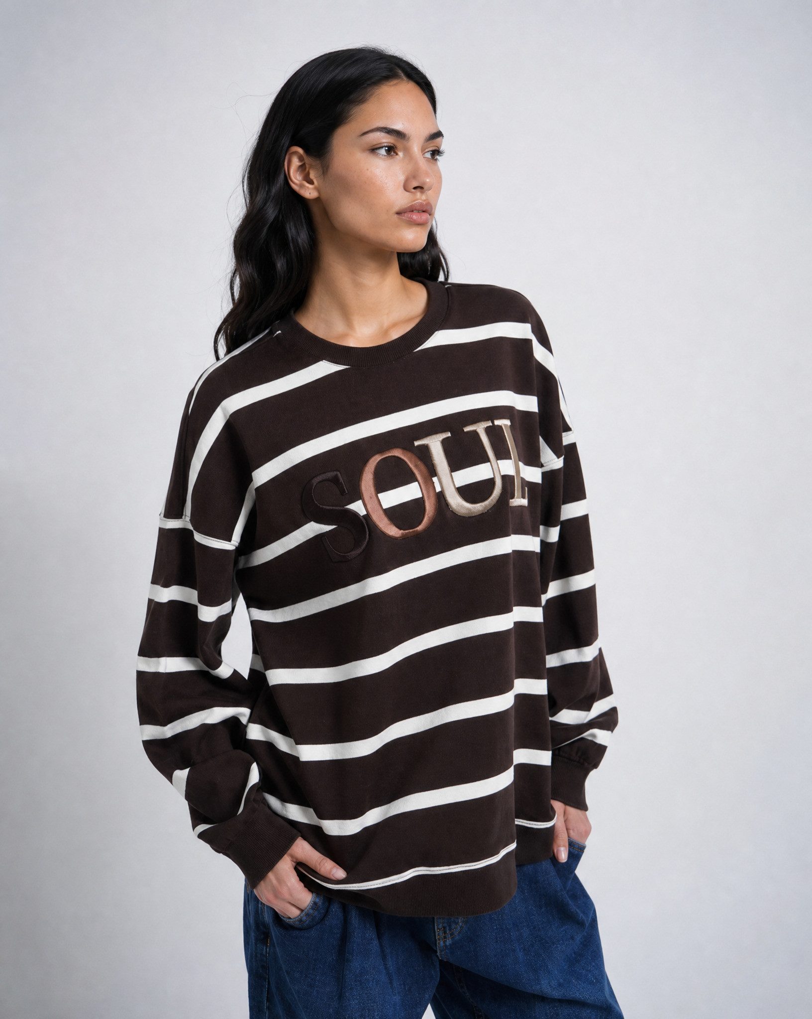 Smith & Soul Sweater mit Artwork