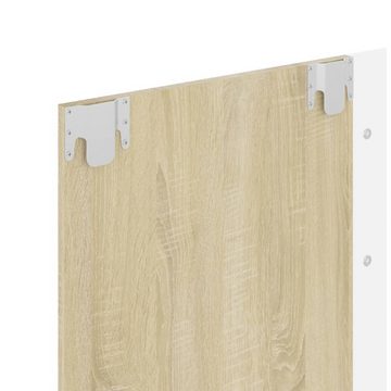 möbelando TV-Board Güsten (L/B/H: 102x23x90 cm), in Weiß und Sonoma-Eiche