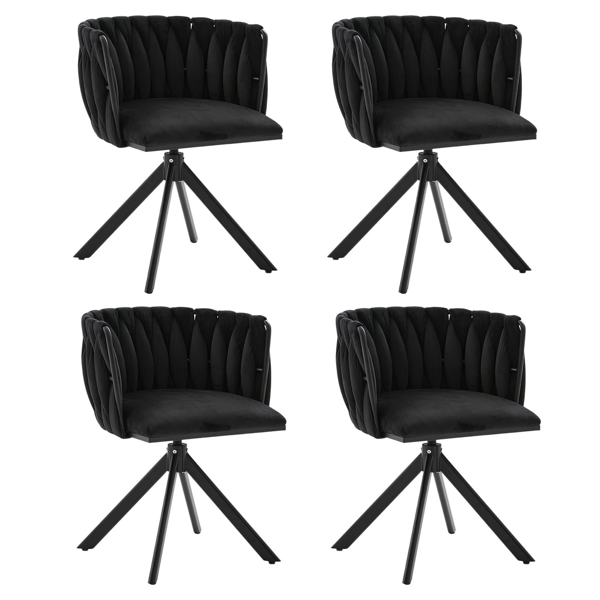 LVHOM Armlehnstuhl Set, 180° drehbar mit günstig online kaufen