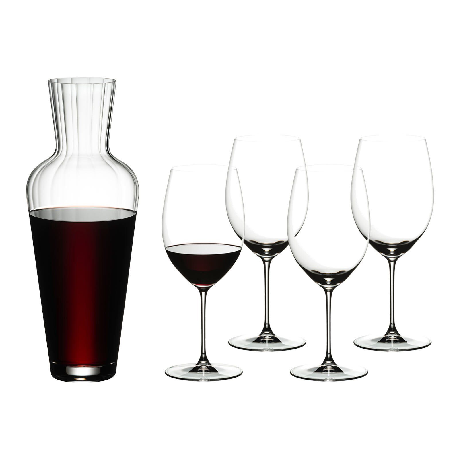 Rotweinglas Veritas Cabernet Gläserset mit Dekanter 5er Set