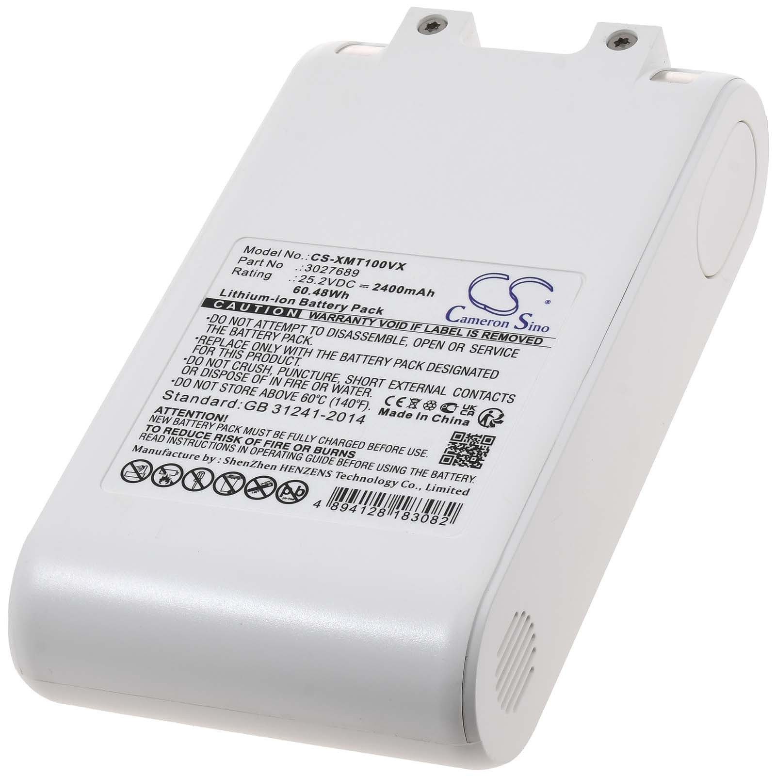 Powery Akku für Xiaomi Dreame G9 G10 Akku 2400 mAh (25.2 V)