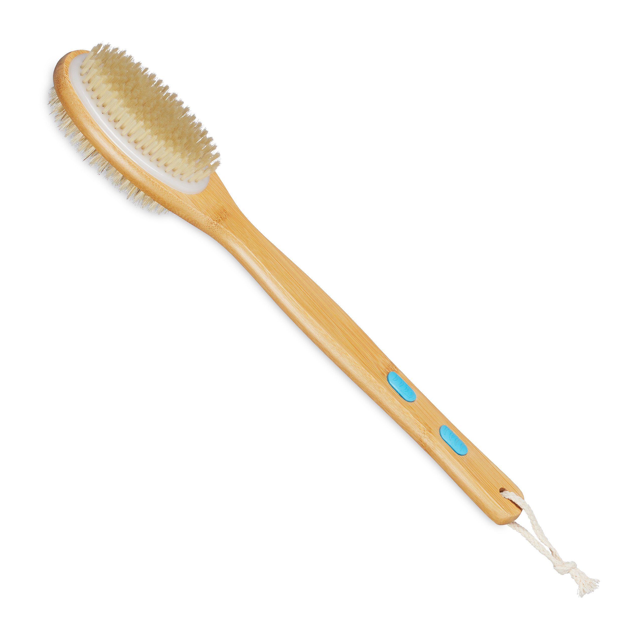 relaxdays Badebürste Rückenbürste doppelseitig