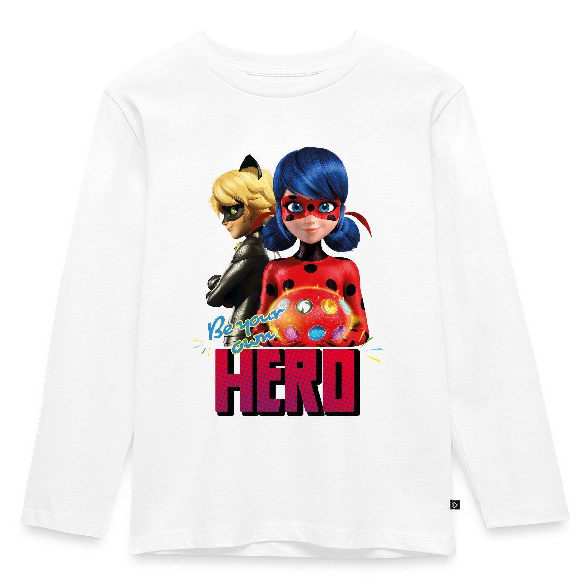 T-Shirt Miraculous Be Your Own Hero Kinder Premium Langarmshirt