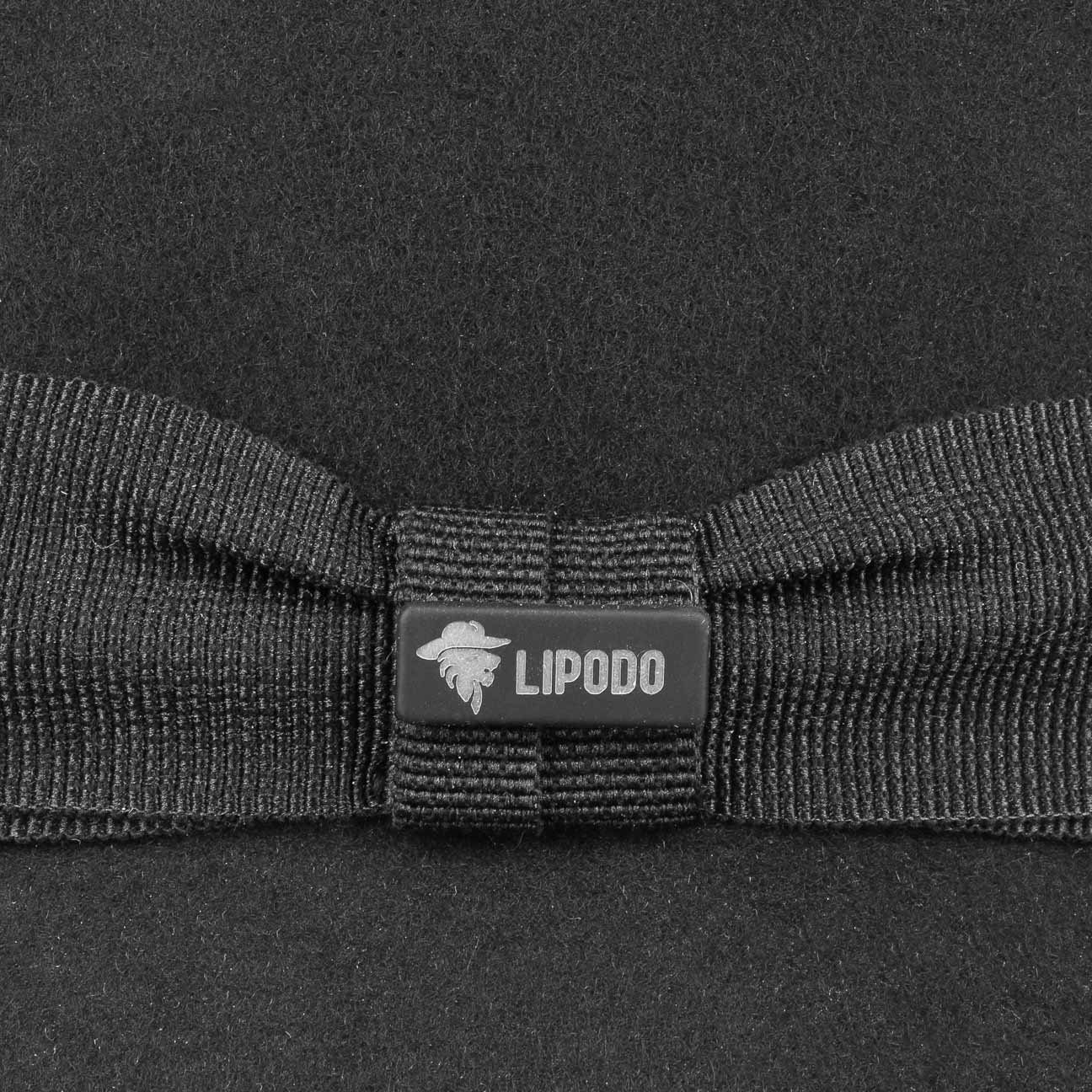 Lipodo Fedora (1-St) Porkpie mit Ripsband, Made in Italy – Bild 4 von 5
