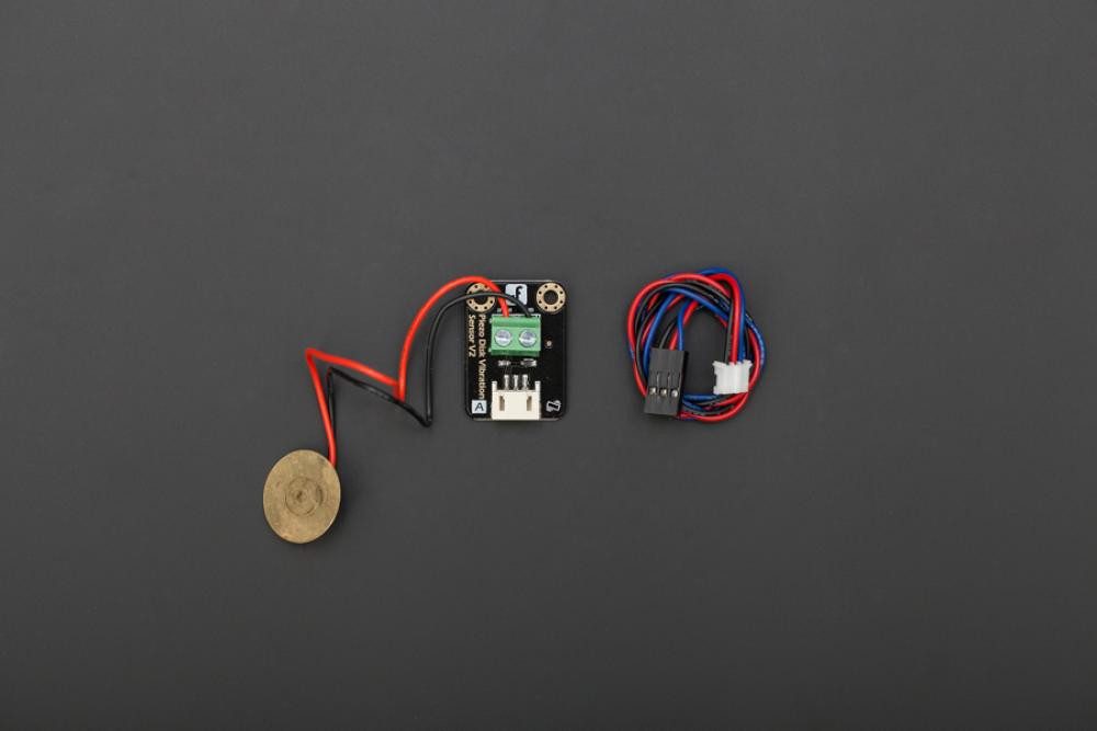 Bewegungsmelder DFRobot Gravity Digitaler Piezo-Scheiben-Vibrationssensor, analog