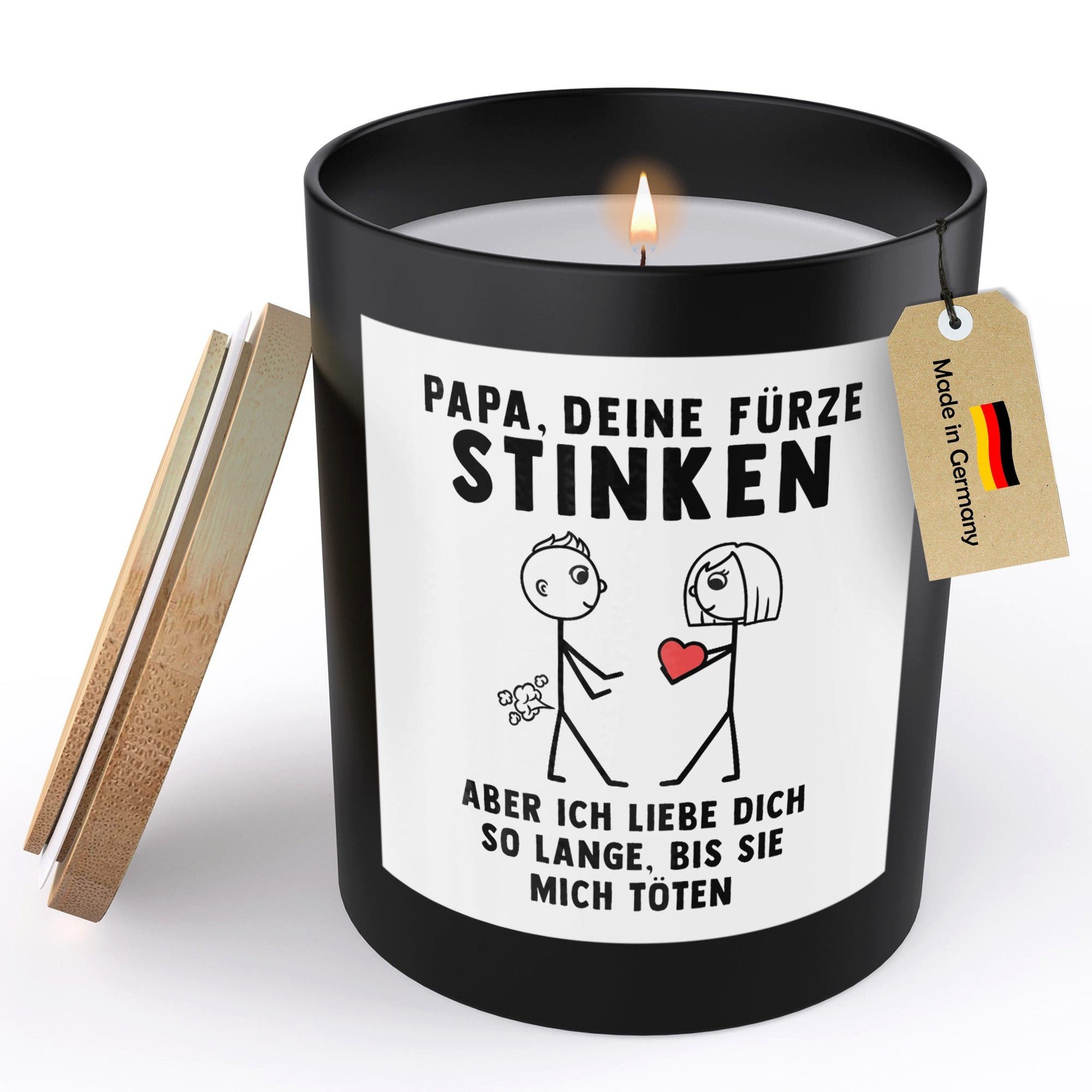 22Feels Duftkerze Deko Papa Geschenk v Tochter Vater Fürze Stinken Vatertag günstig online kaufen