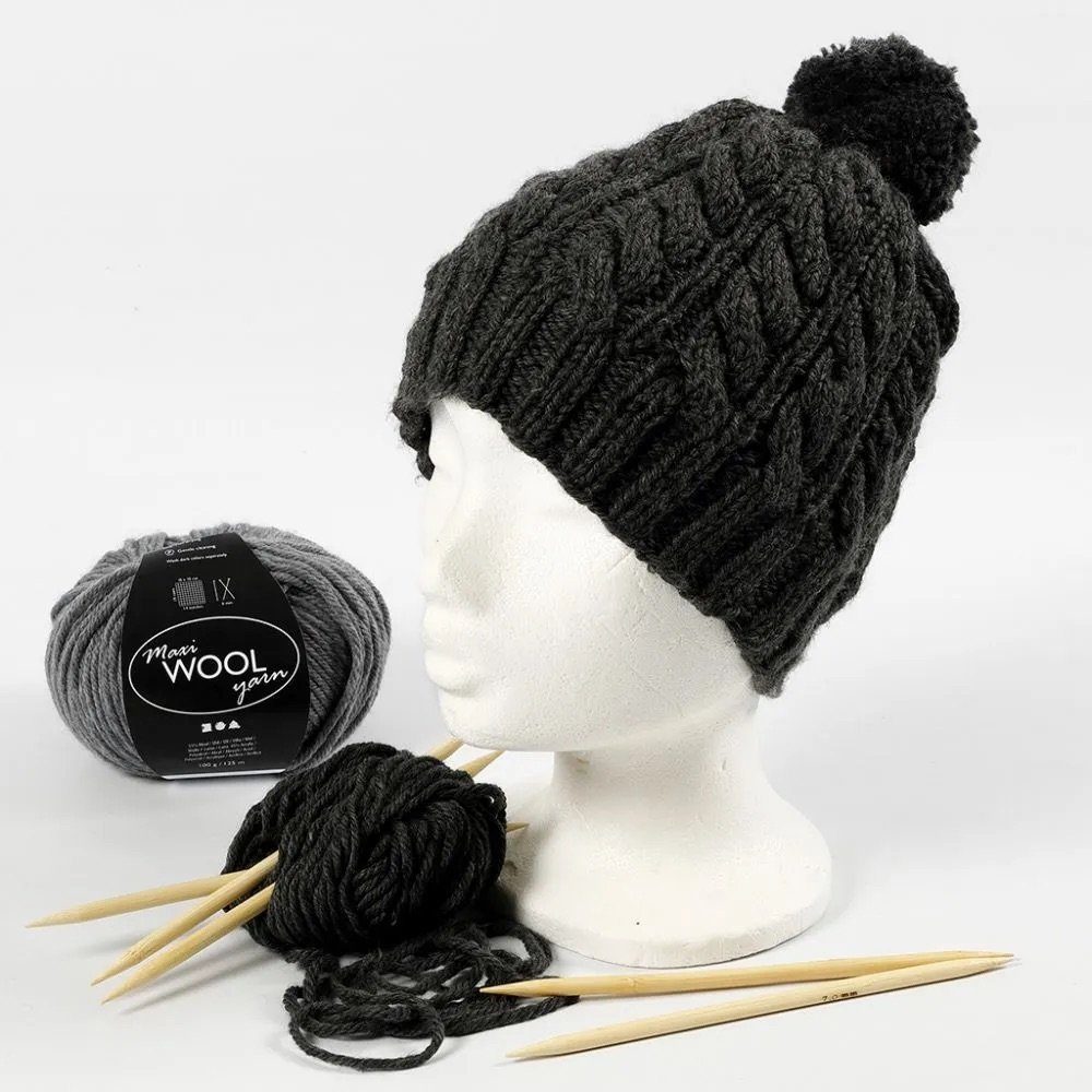 Knäuel 100 yarn, Dekofigur m, Wolle g/ 125 1 WOOL Maxi L: Creotime altrosa