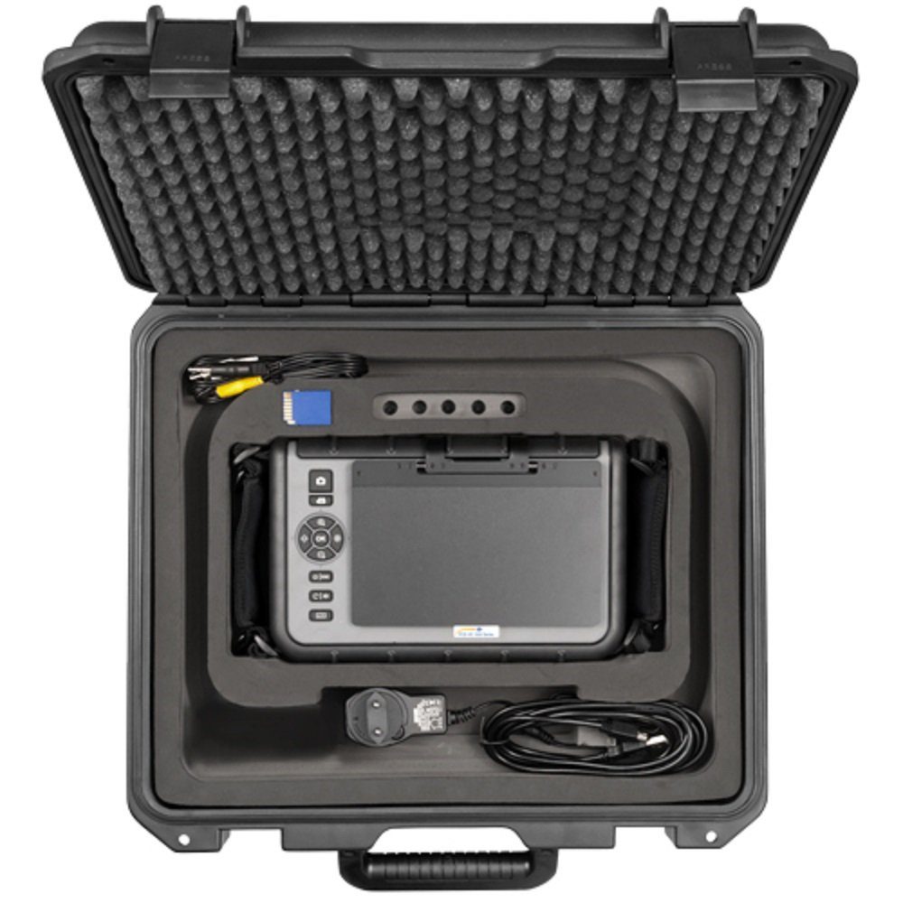 Inspektionskamera 2 m Kopf mit 3 Inspektionskamera PCE Instruments Endoskopkabel Wege-Kamerakopf) Endoskopkamera (Inkl. Koffer, 2-Wege