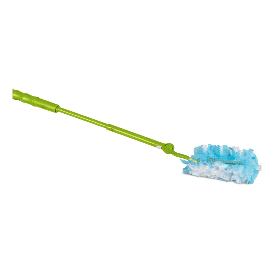 Nölle Profi Brush Staubwedel Staubwischer Teleskopstiel 5 Tücher Weiß (Stück, 6-St., Staubwischer), Staubmop Teleskopstange Staubwedel ausziehbar Bodenwischer