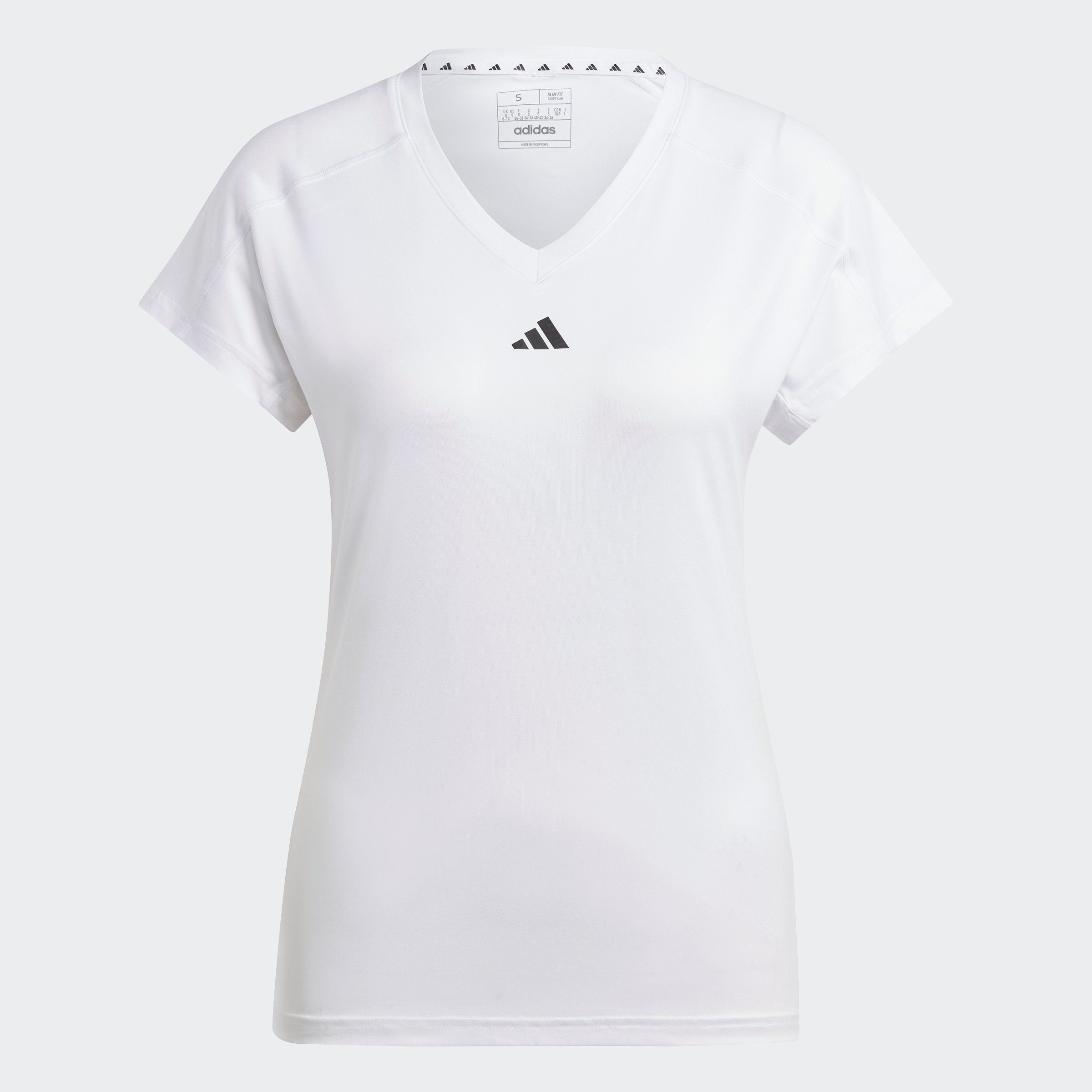 T-Shirt AEROREADY TRAIN ESSENTIALS MINIMAL BRANDING V-NECK