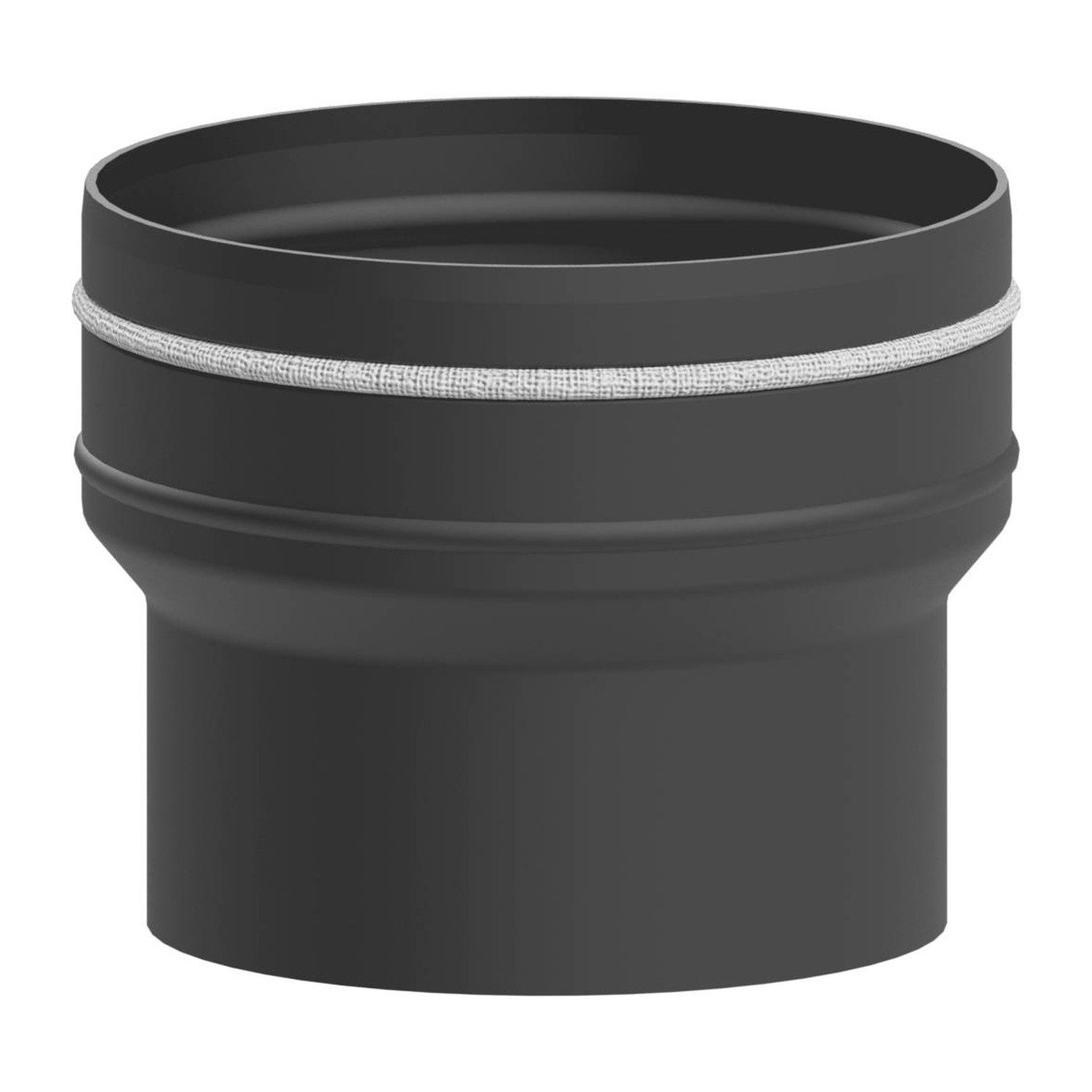 Raik Ofenrohr Raik Erweiterung 150w/ 200e 2,00mm l=145mm grau für Ofenrohr, Erweiterung