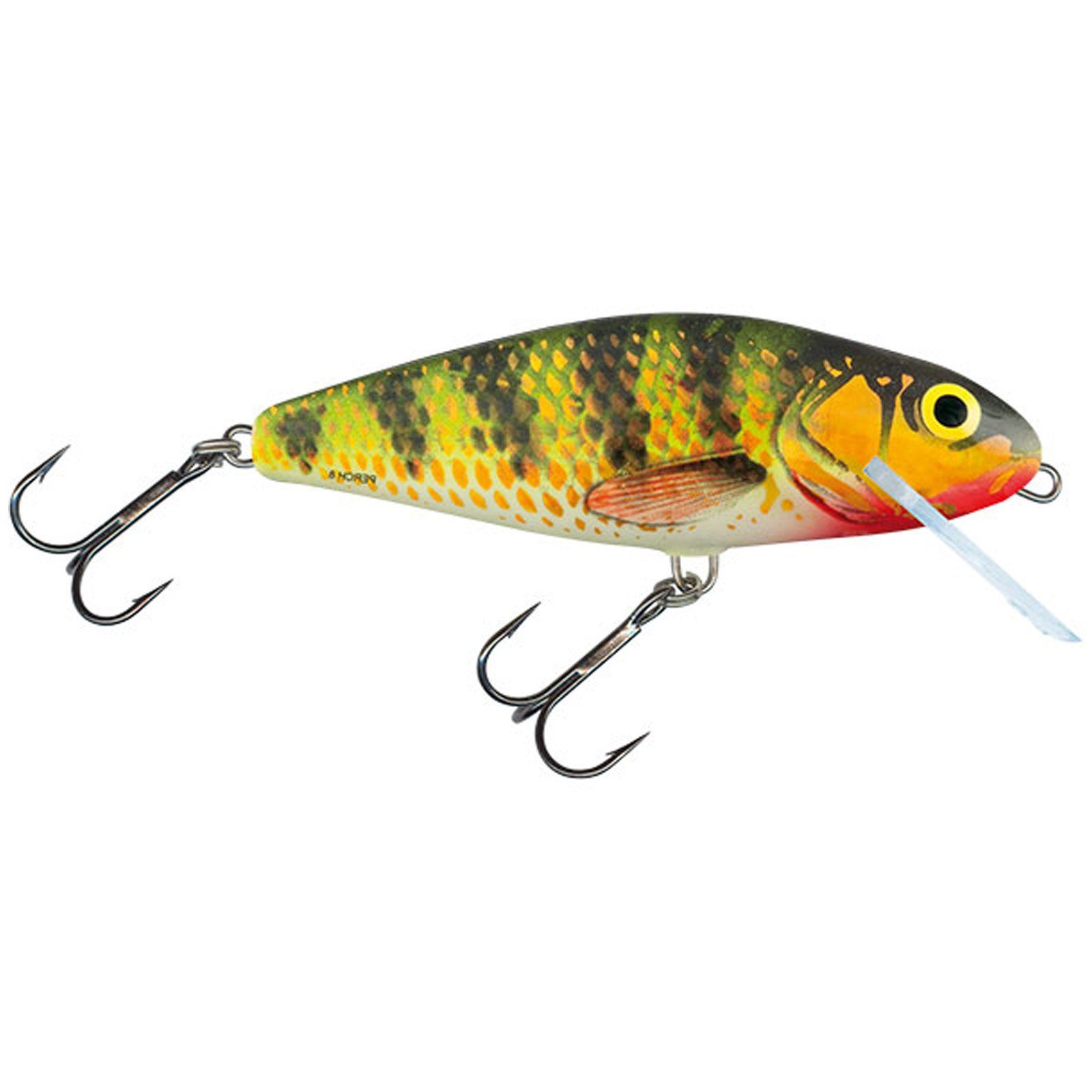 Salmo Kunstköder, Salmo Perch Floating 12cm Holographic Perch Wobbler