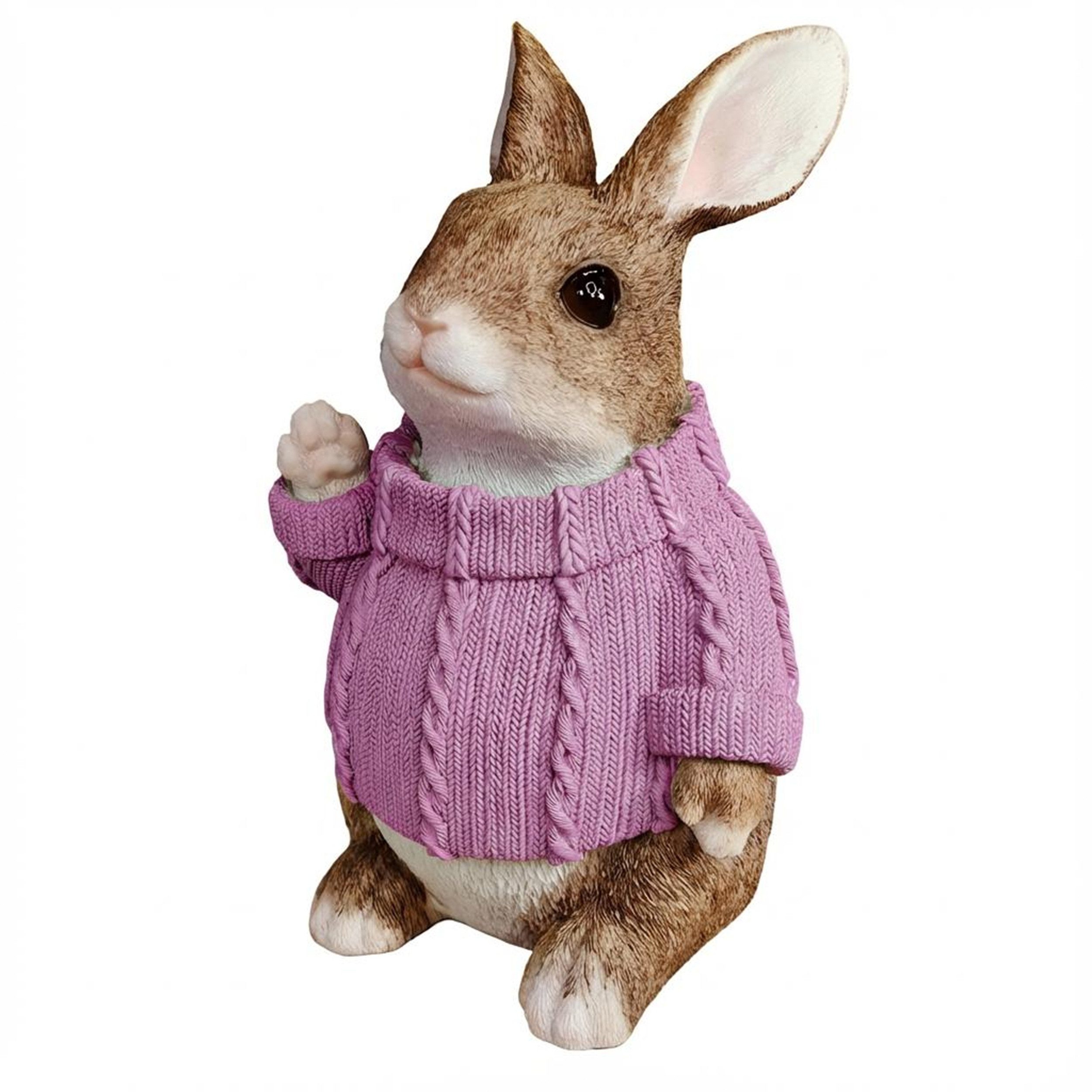 colourliving Osterfigur Deko-Hase XL im Pullover – Große Osterhasen-Figur sitzend (1 St), 6 verschiedene Farben und Varianten auswählbar